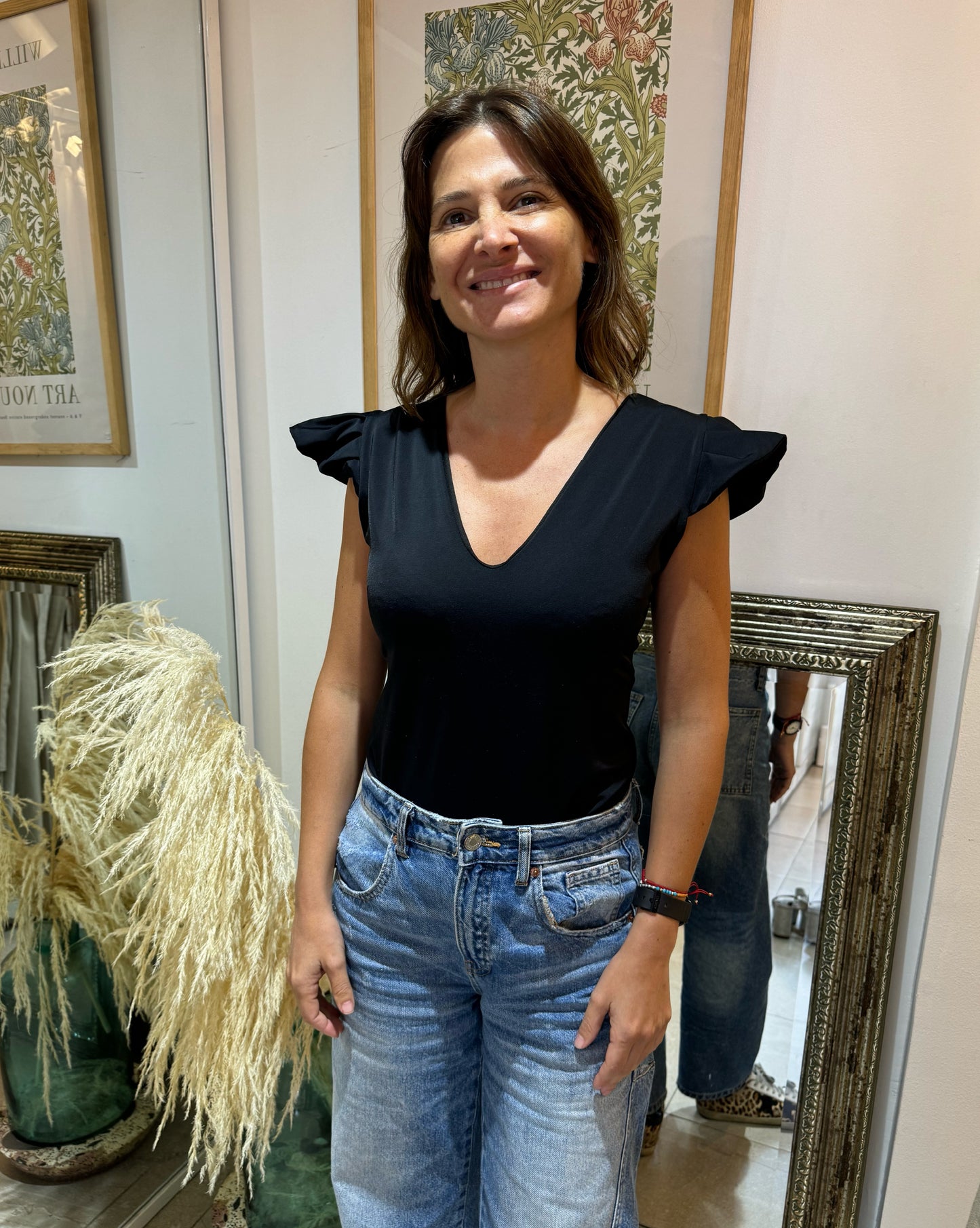 Top Sara - Negro