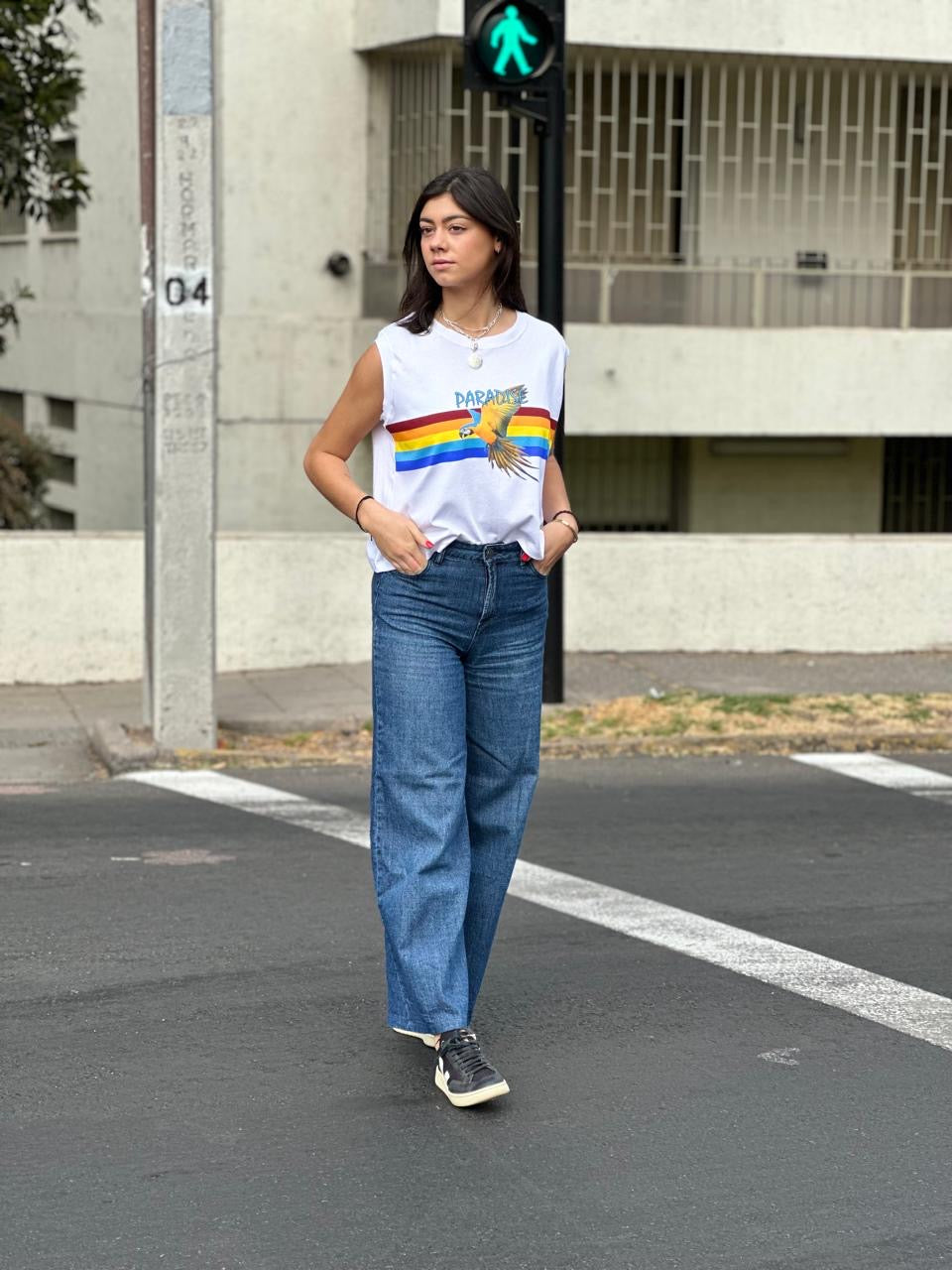 Polera hebra - tropical