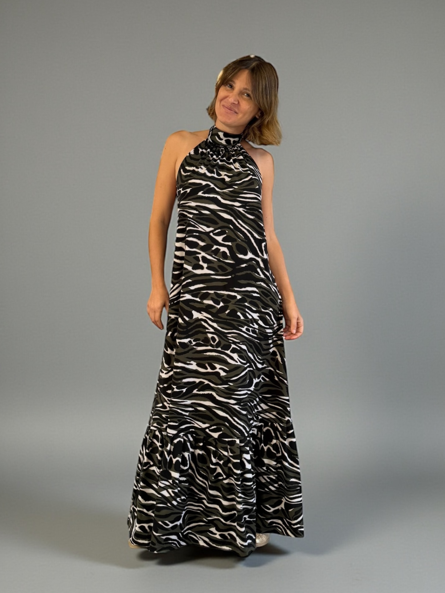 Vestido Fernanda - Print Verde