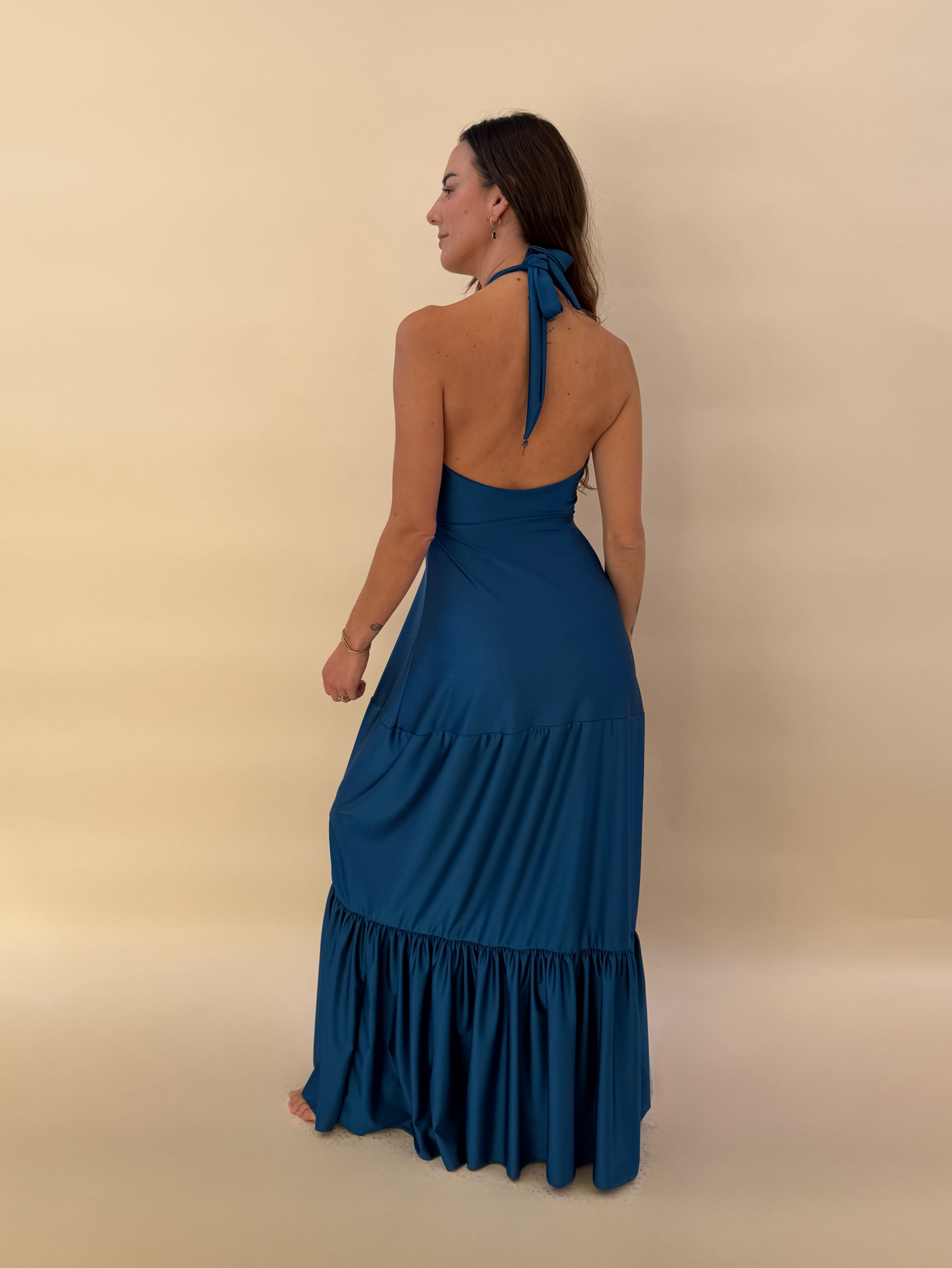 Vestido Amalia - Petróleo