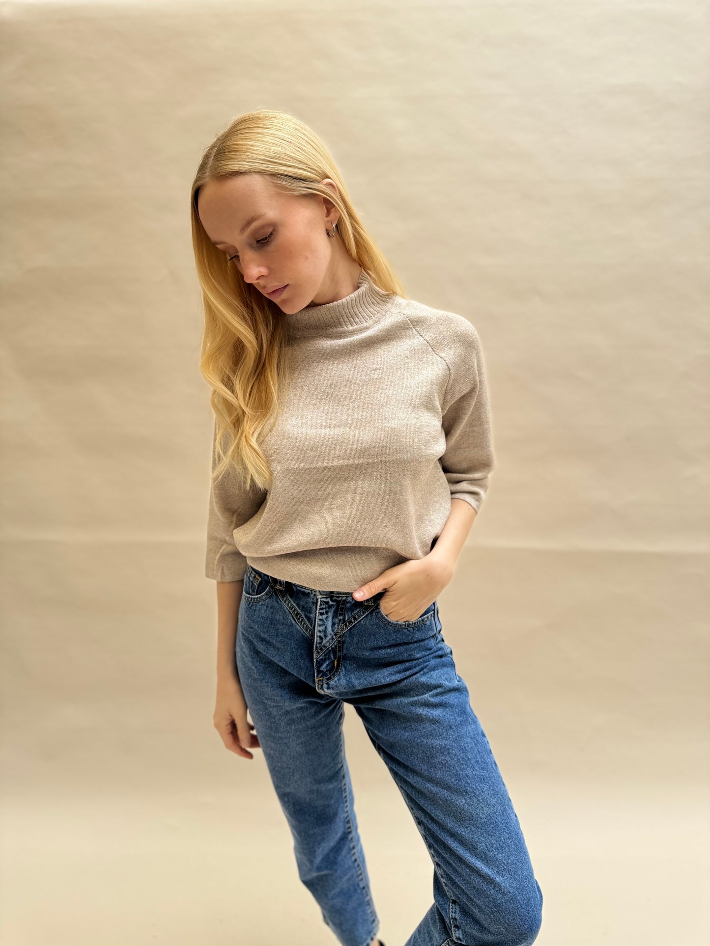 Chaleco Hilo - Beige