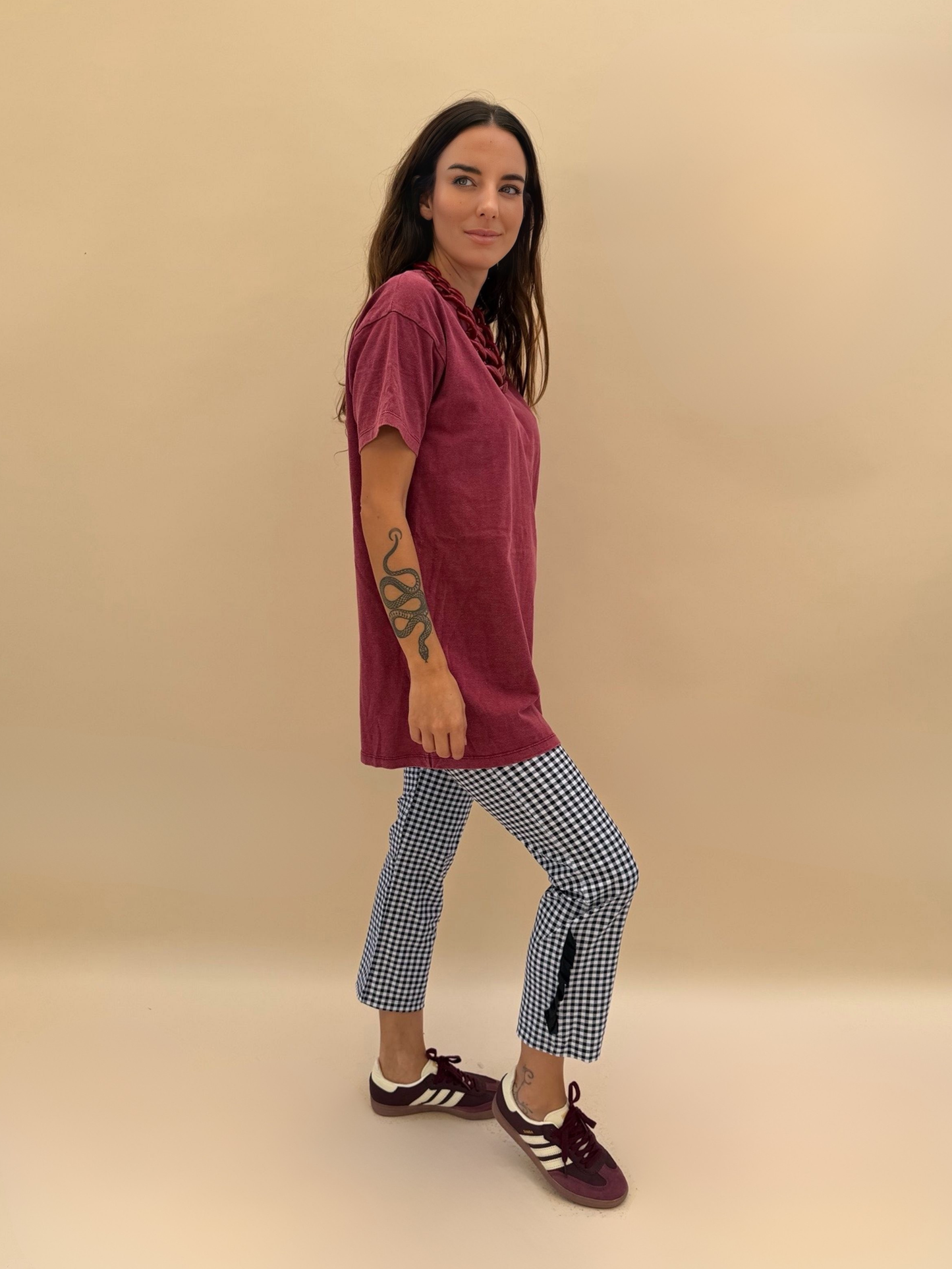 Polera Vera - Burdeo