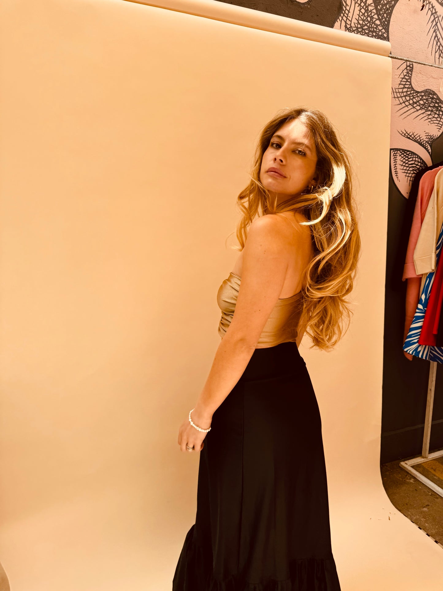 Top Rebeca - Dorado