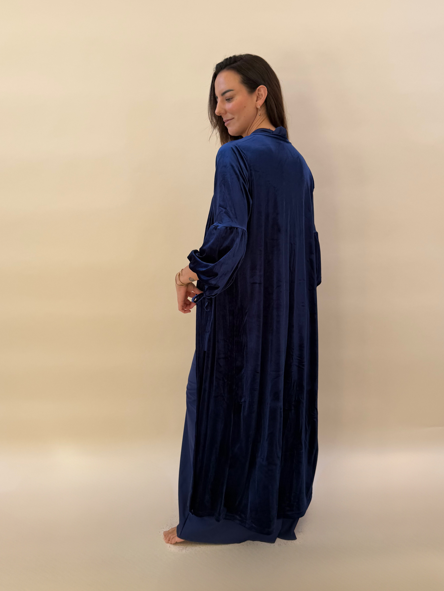 Kimono Velvet - Azul