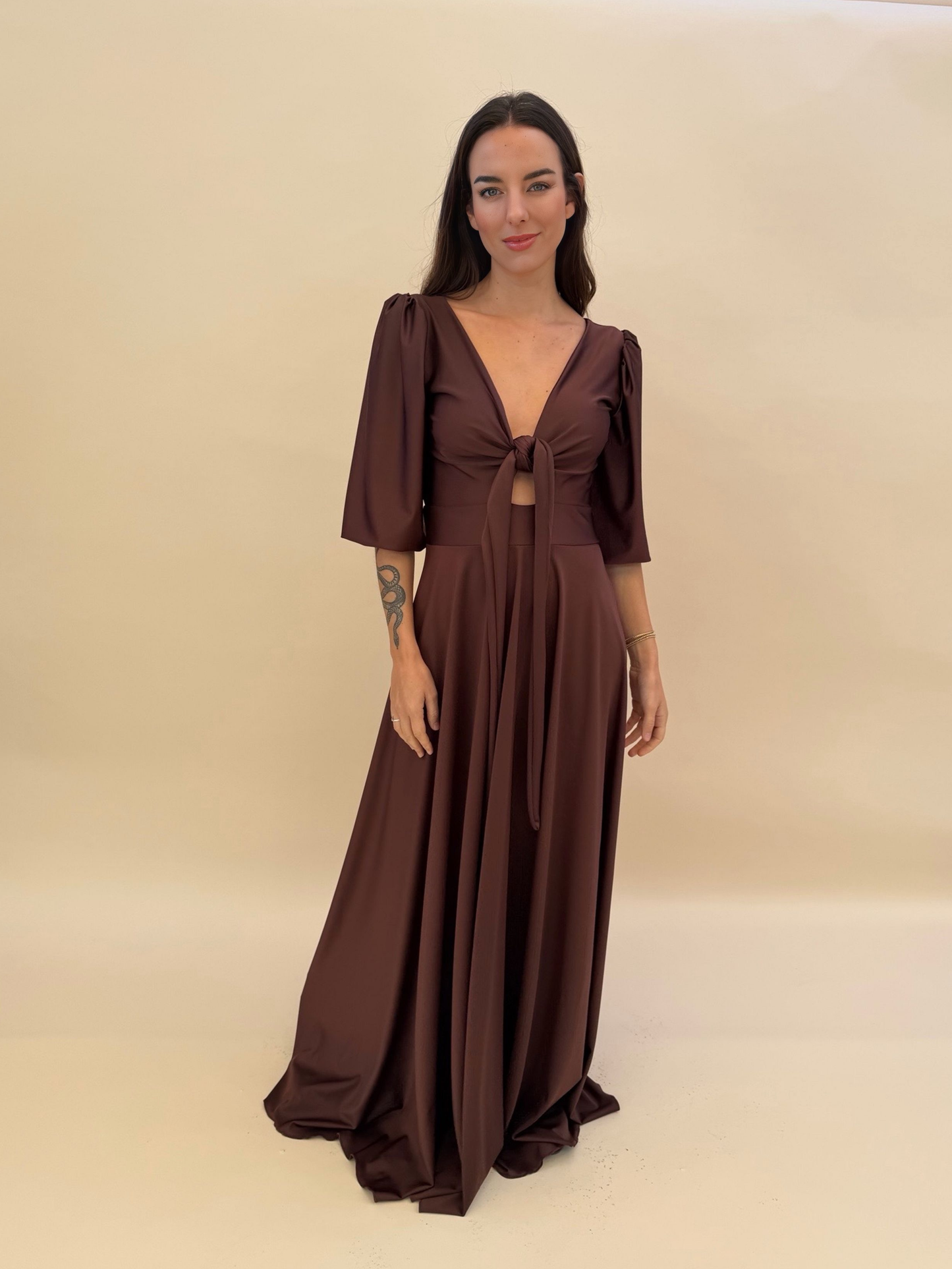 Vestido Raquel - Café