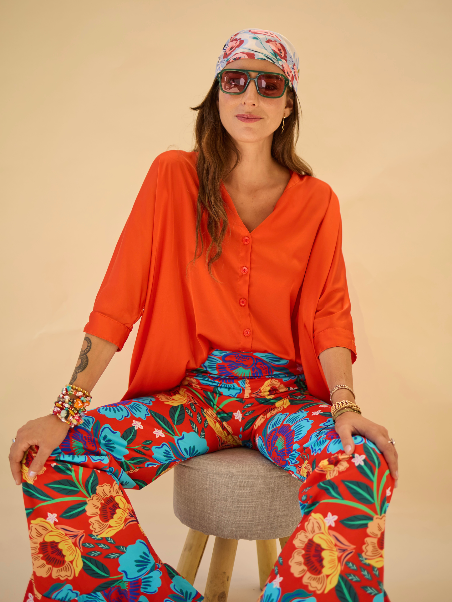 Blusa Paz - Naranja