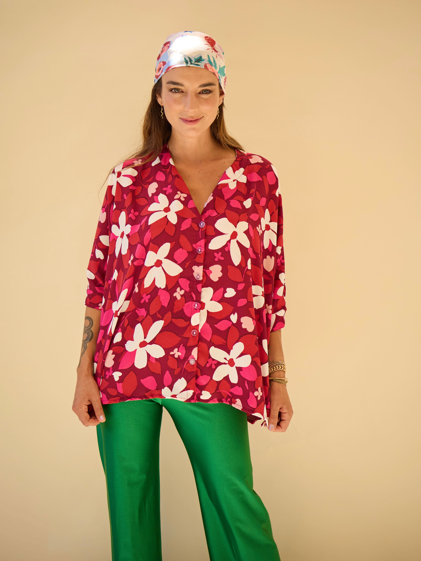 Blusa Paz - Flores