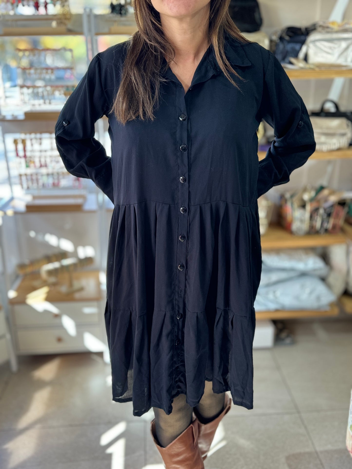 Vestido Leticia - Negro