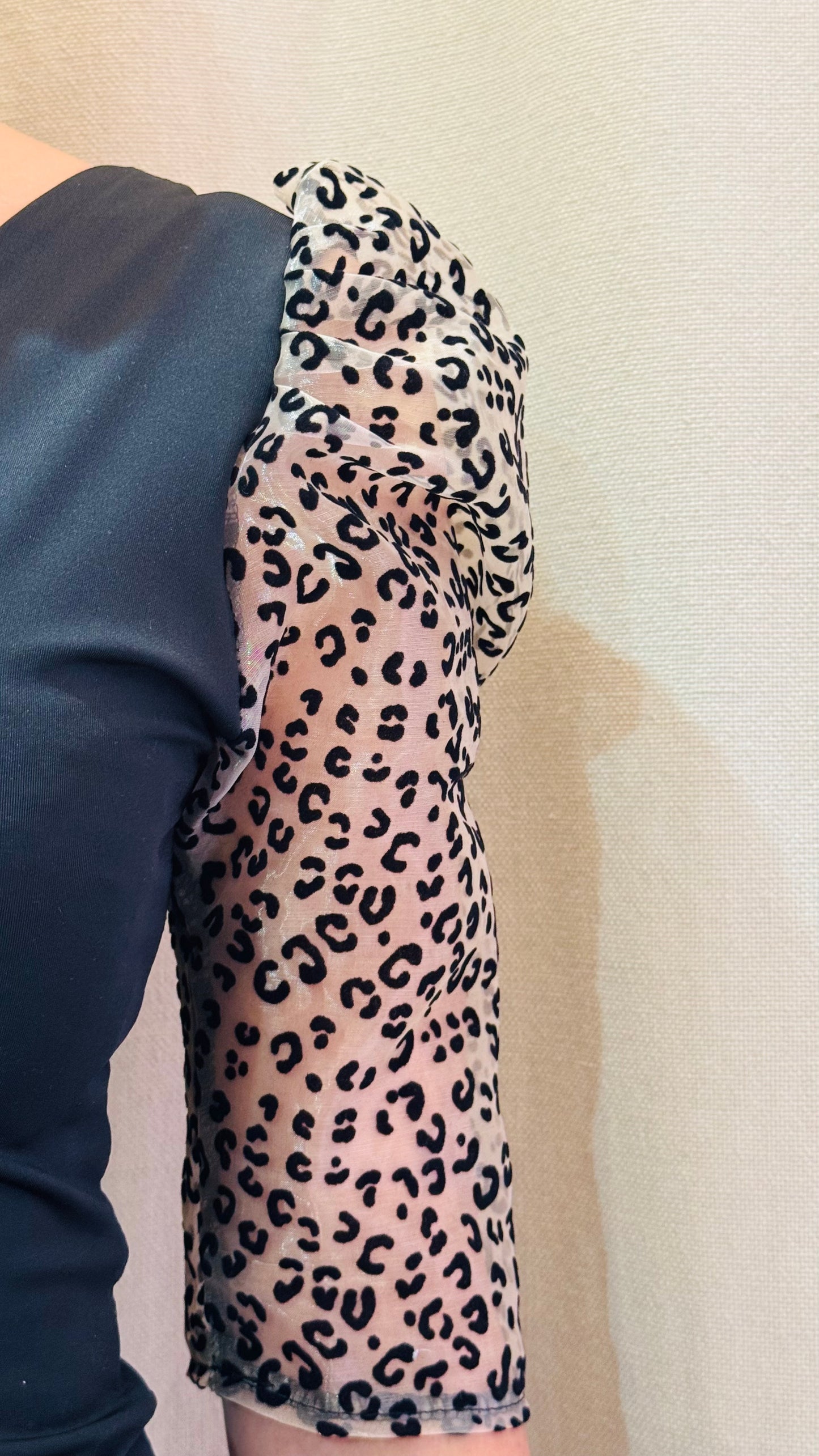 Body Corazón - transparencia leopardo