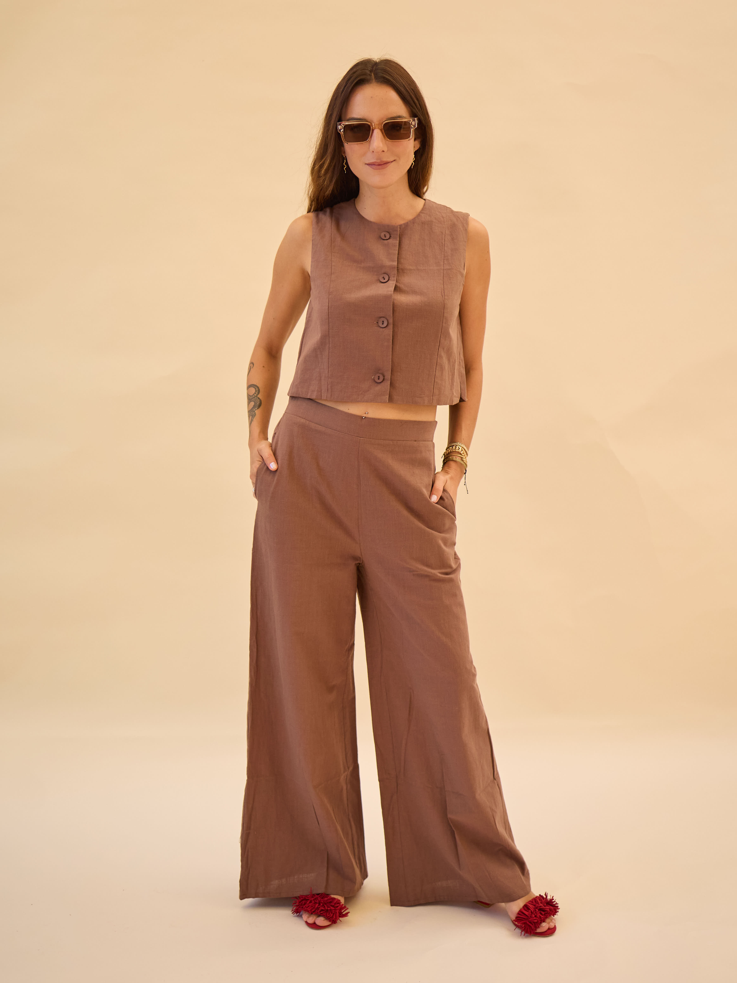Pantalón Lara - Café