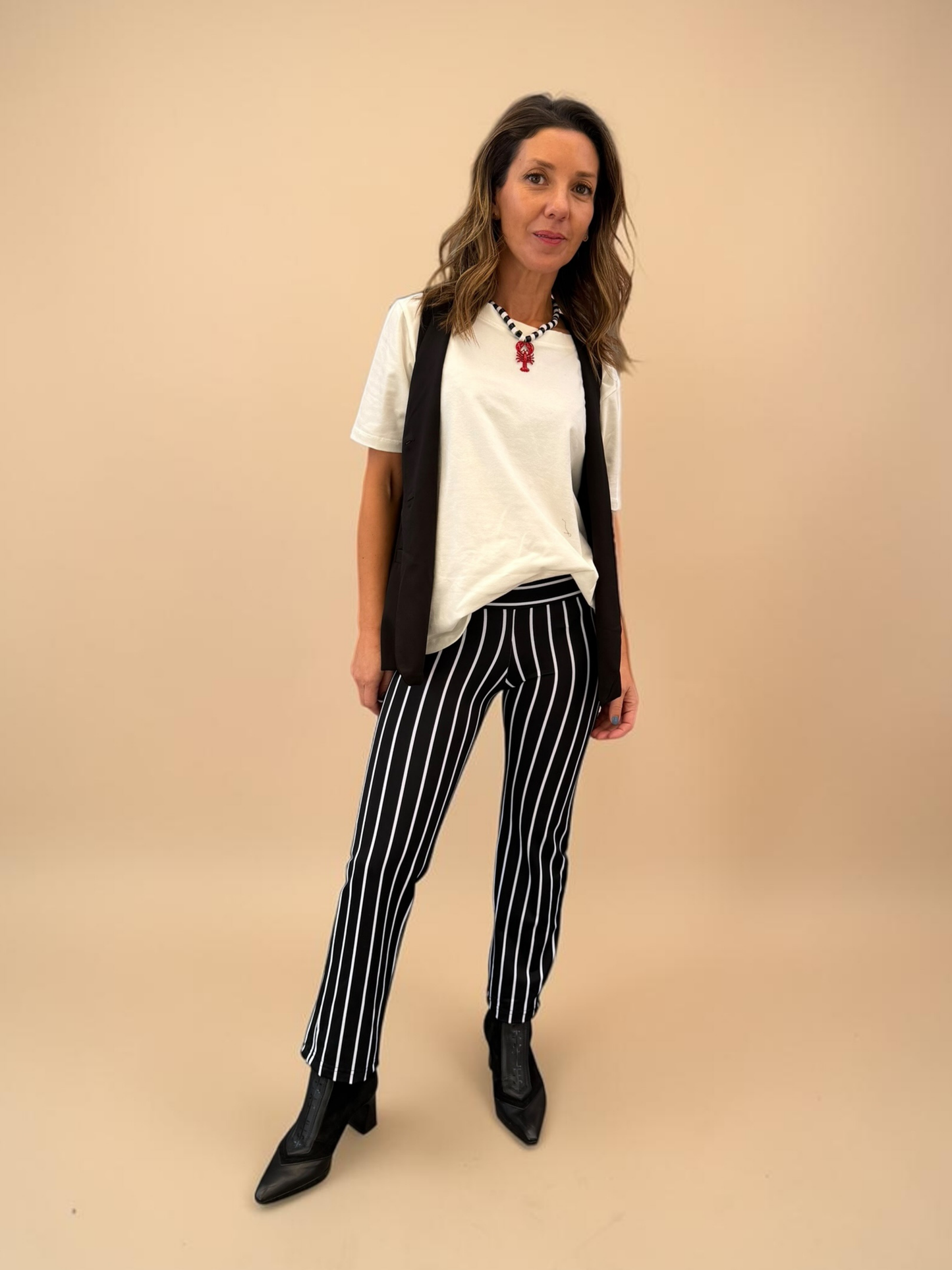 Patas Ema - Rayas/Negro