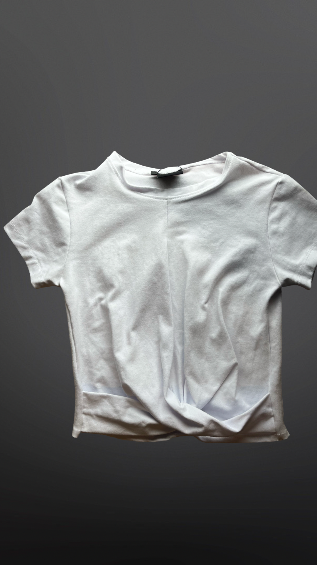 Polera Blanca Nudo