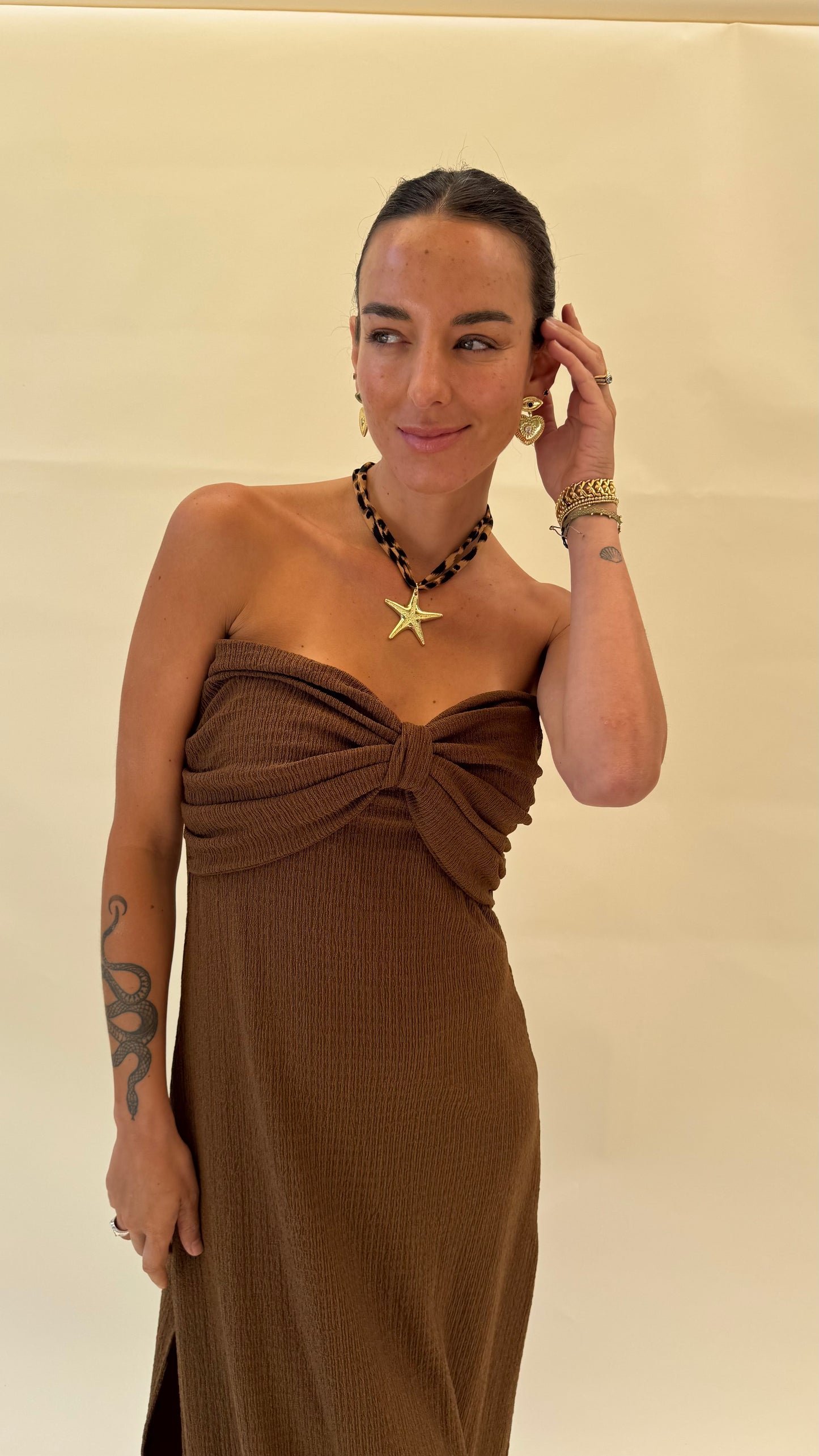 Vestido Virginia-Toffee