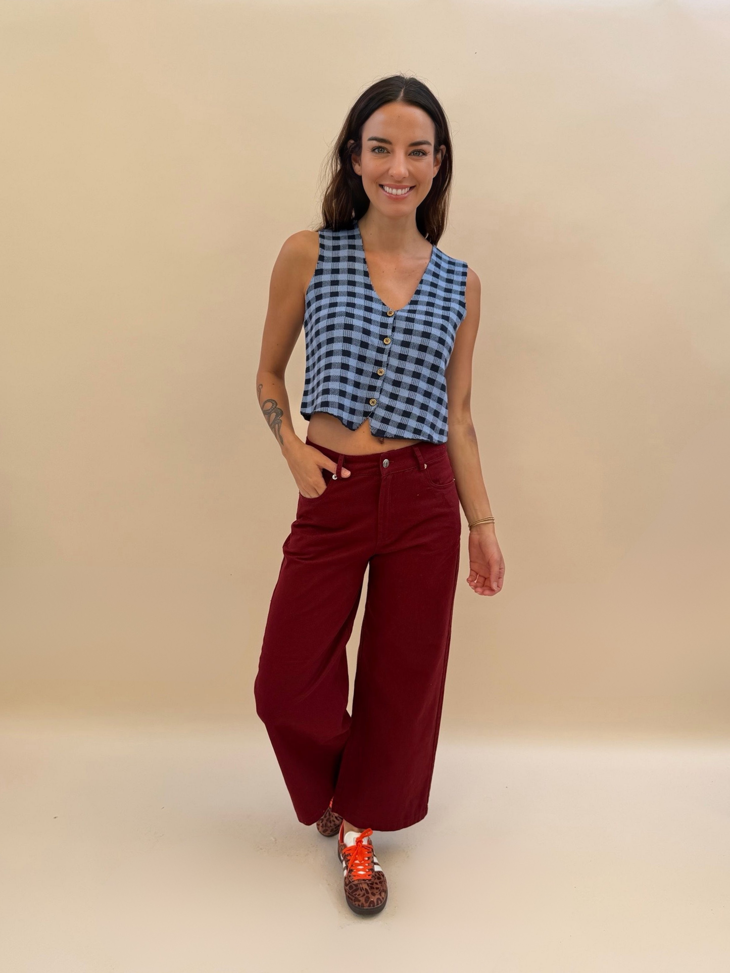 Jeans C3 - Burdeo