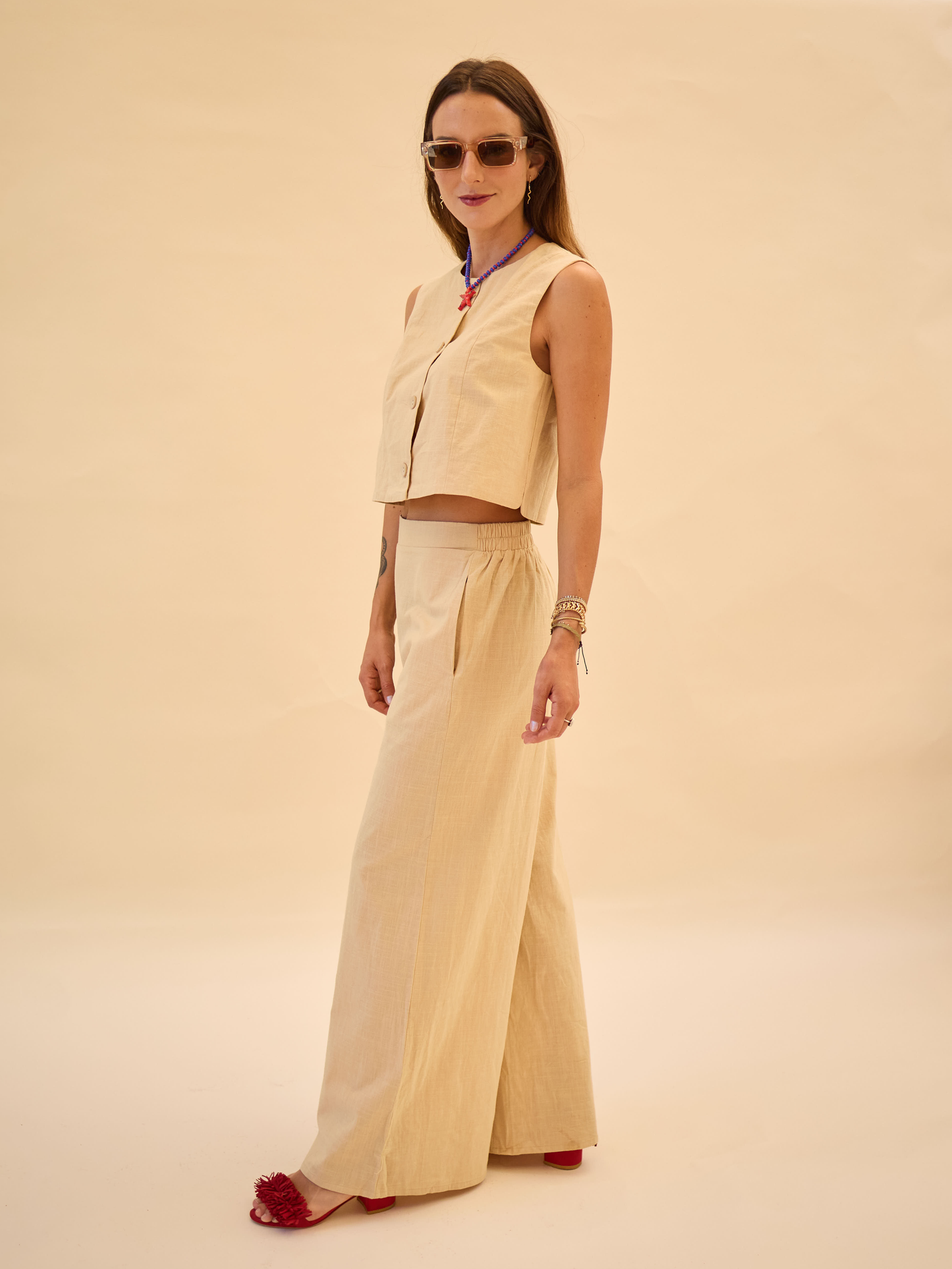 Pantalón Lara - Beige