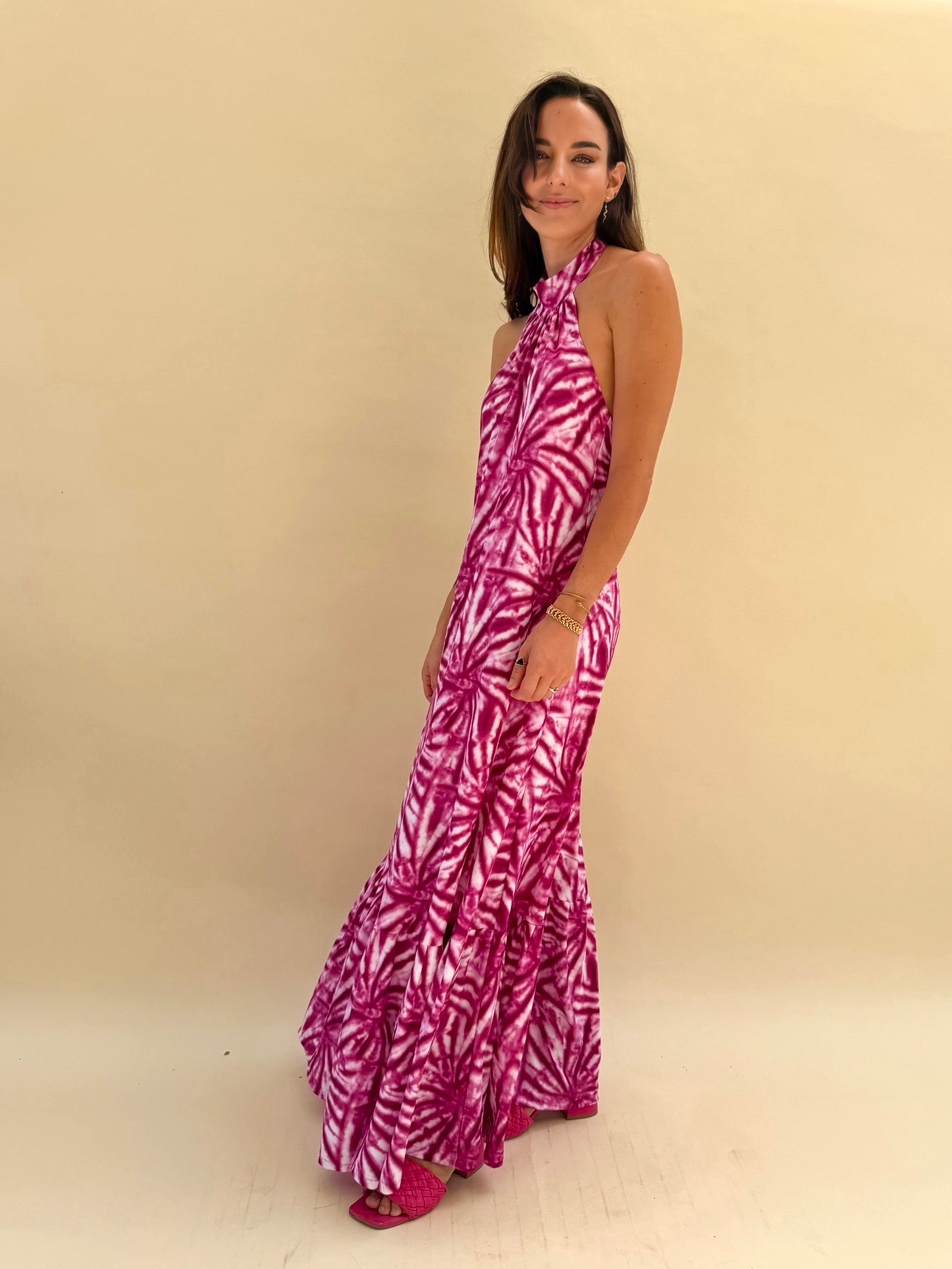 Vestido Fernanda - Fucsia