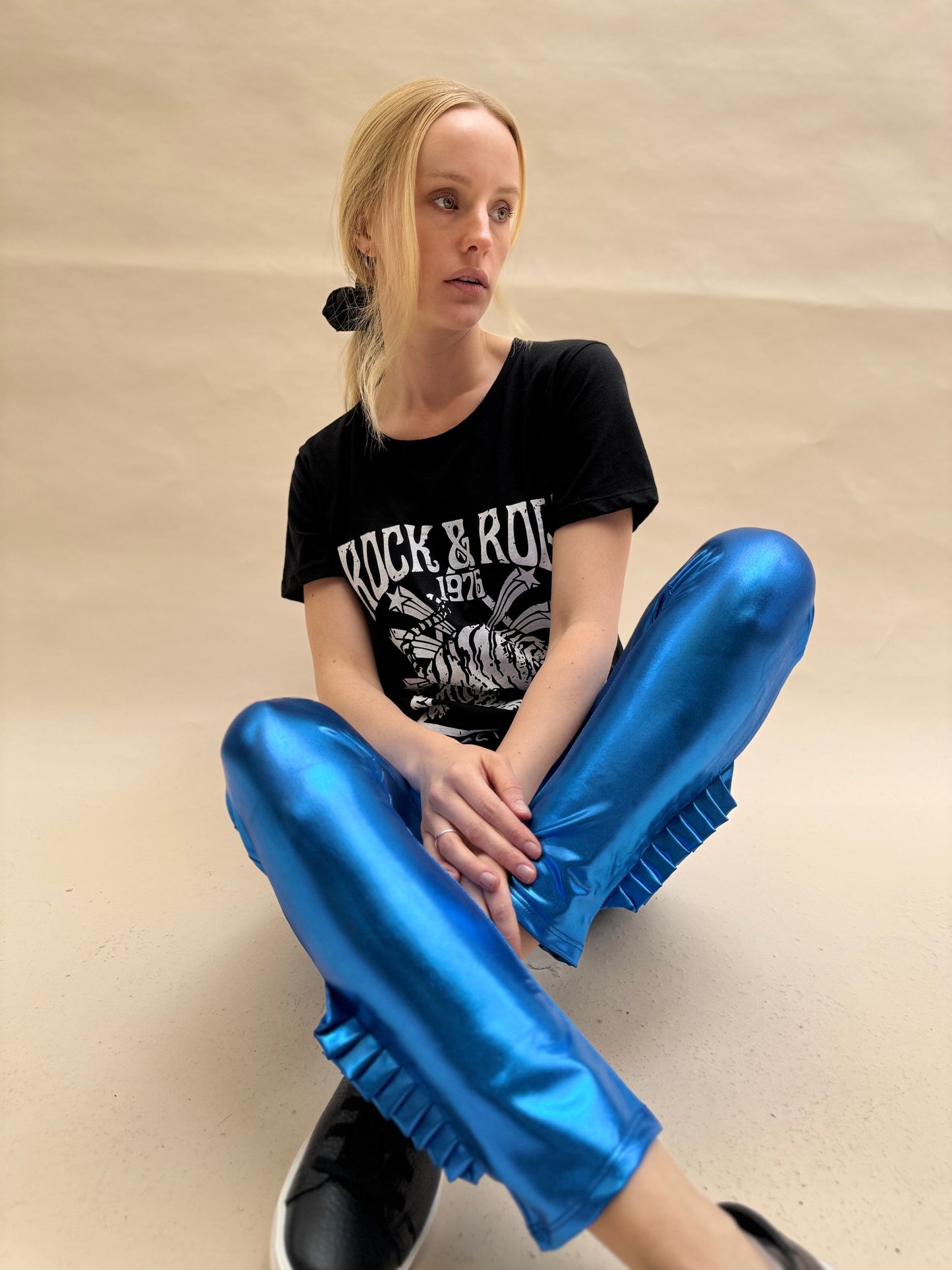 Patas Ema - Azul Metálico y vuelo Azul