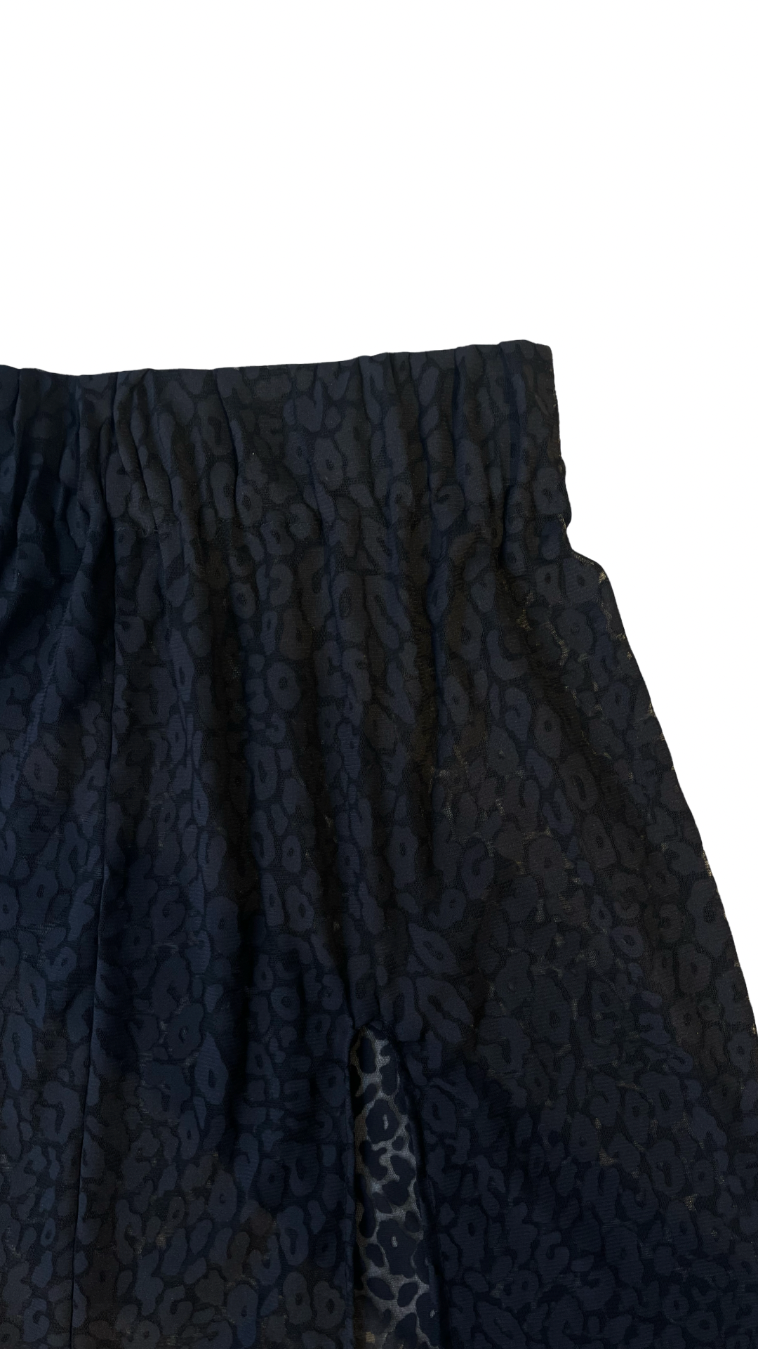 Falda Beatriz print- Negro