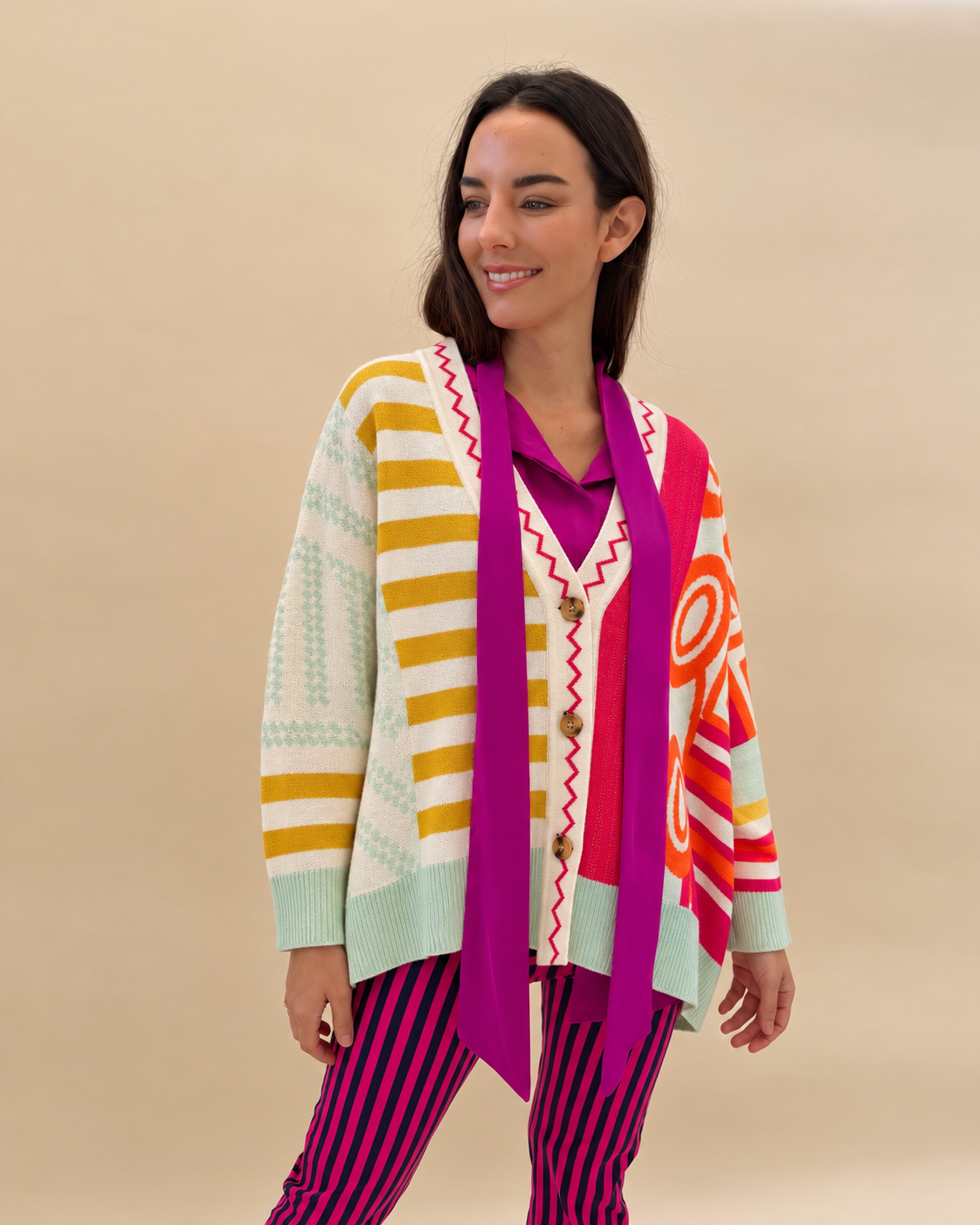 Chaleco Renata - Fucsia