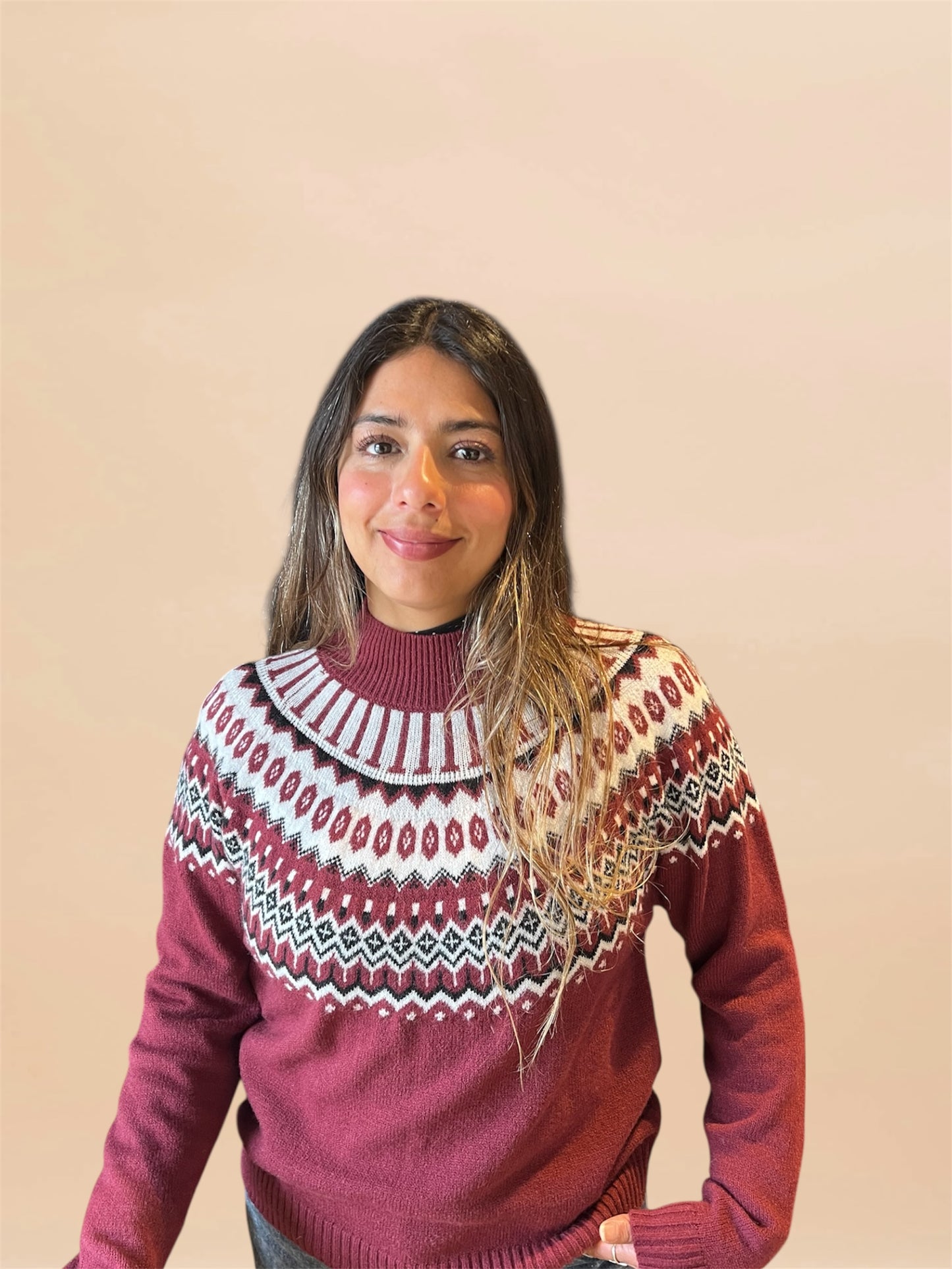 Chaleco Elena Burdeo
