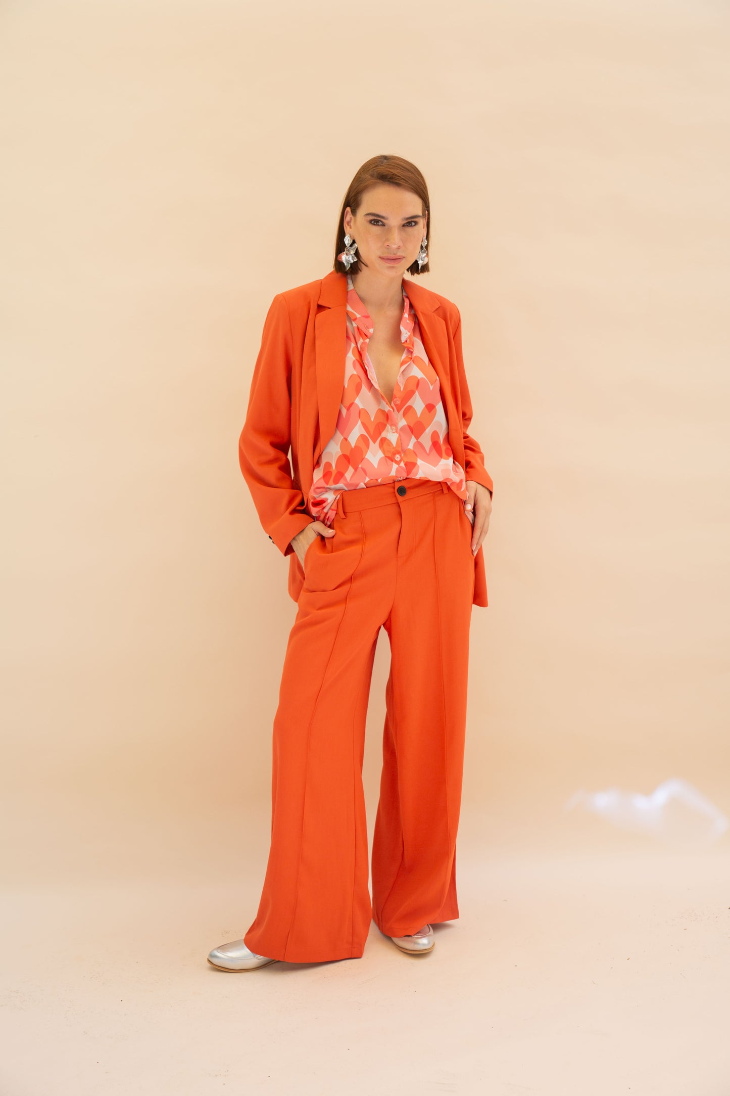 Blusa Paz - Corazones