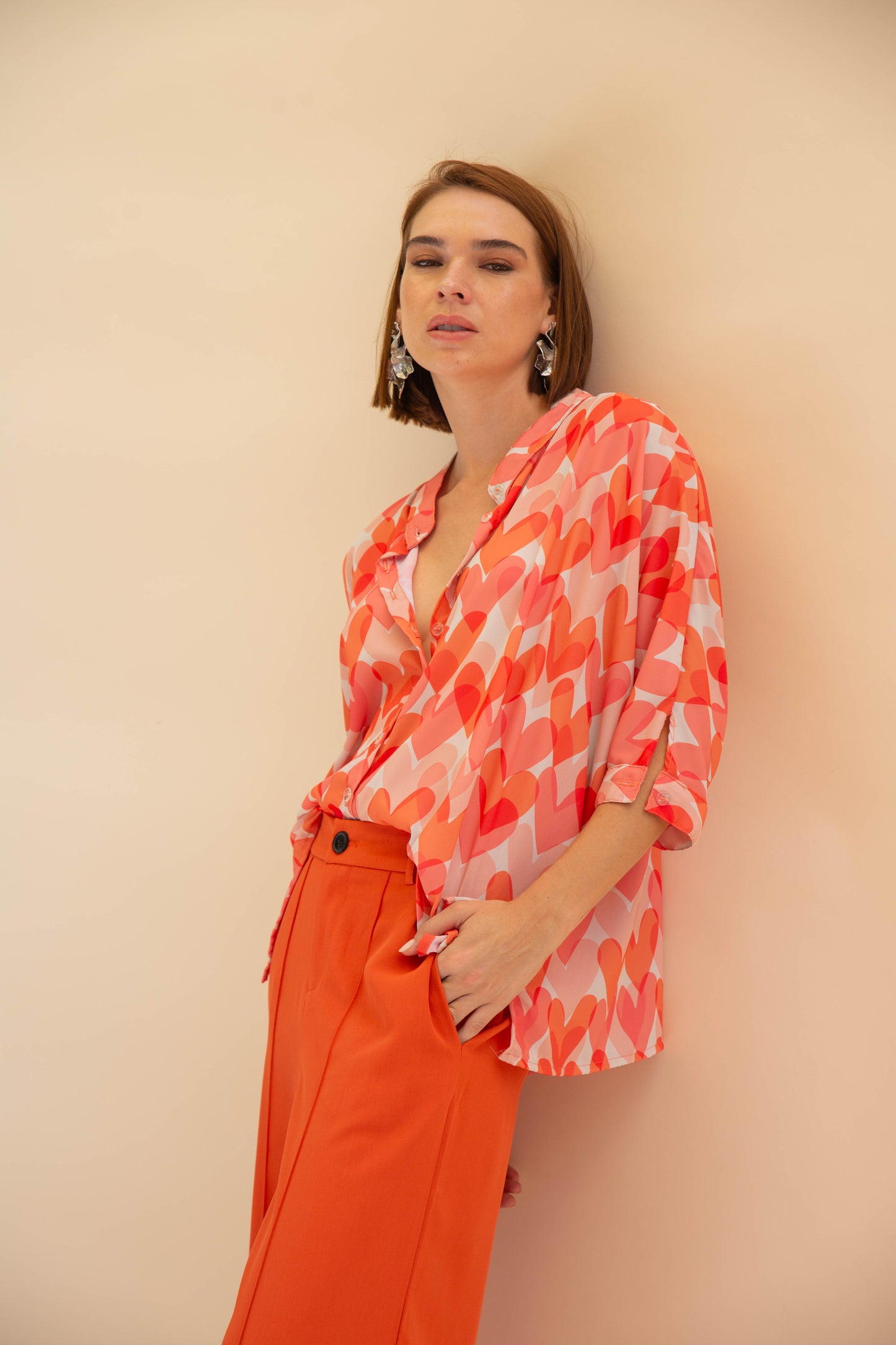 Blusa Paz - Corazones