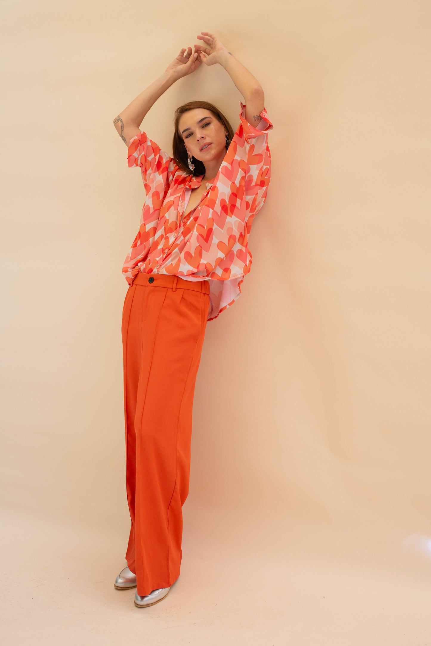 Blusa Paz - Corazones