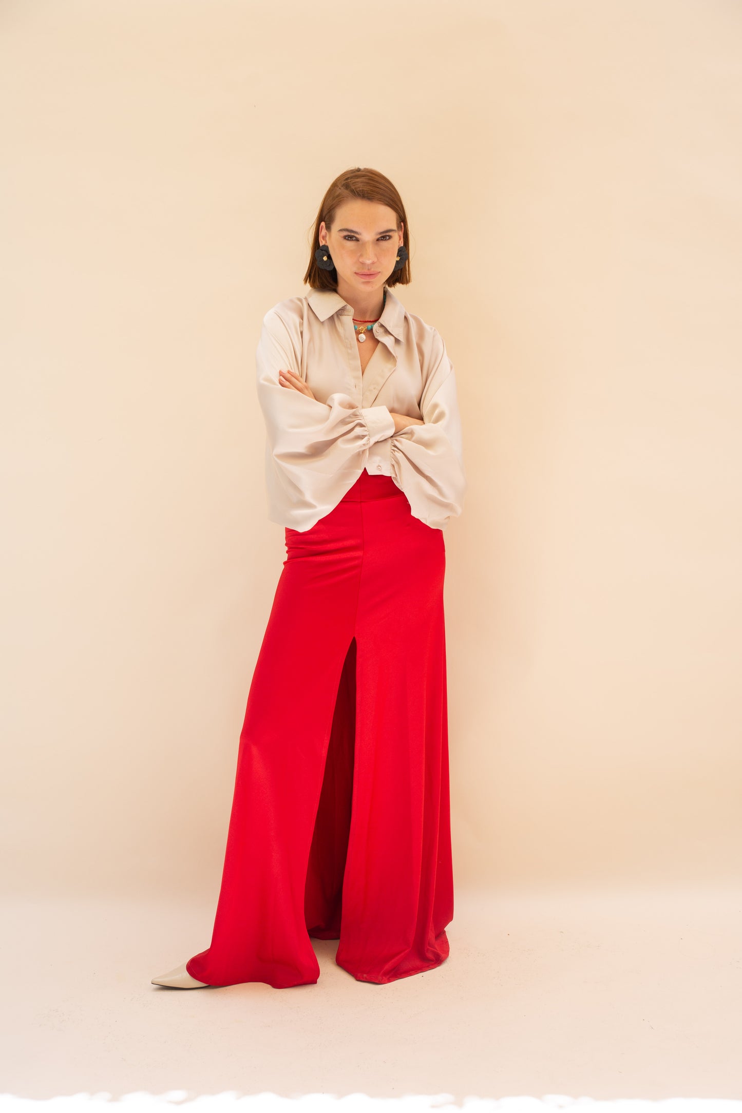 Blusa Chiara - Champaña