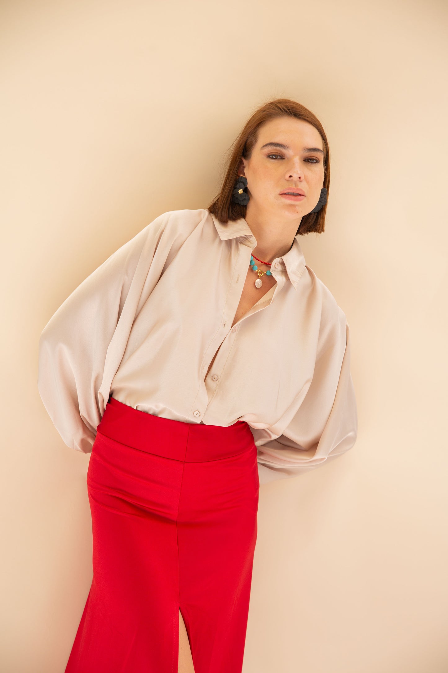 Blusa Chiara - Champaña