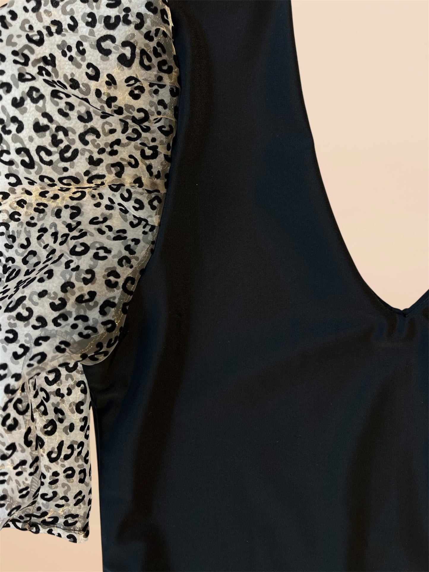 Body Corazón - transparencia leopardo