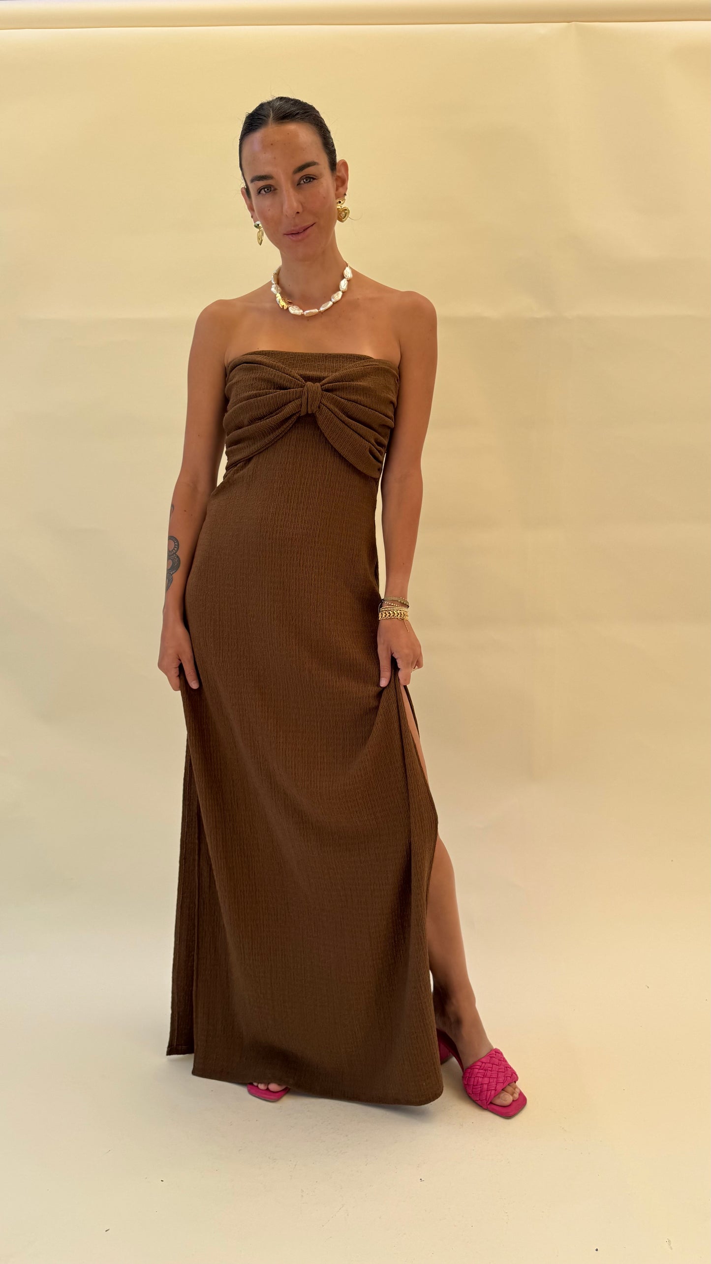 Vestido Virginia-Toffee
