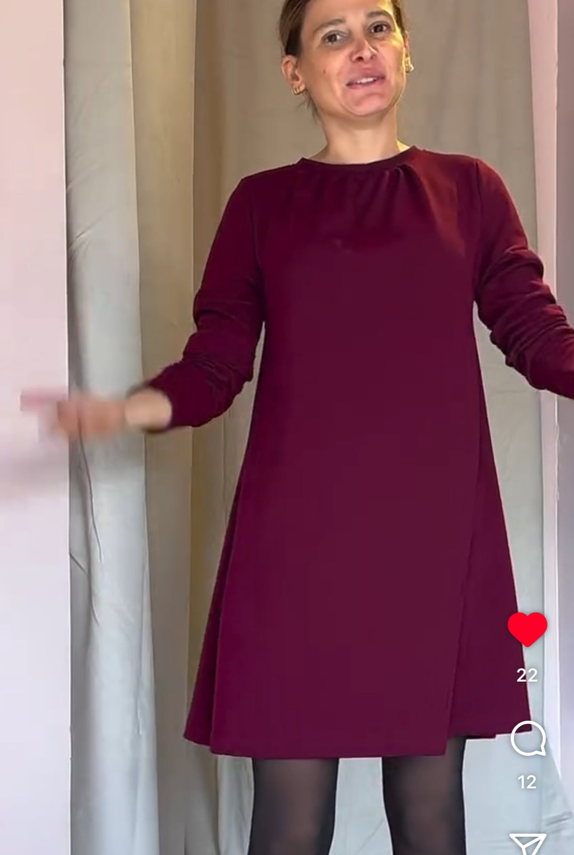 Vestido Roberta-Burdeo