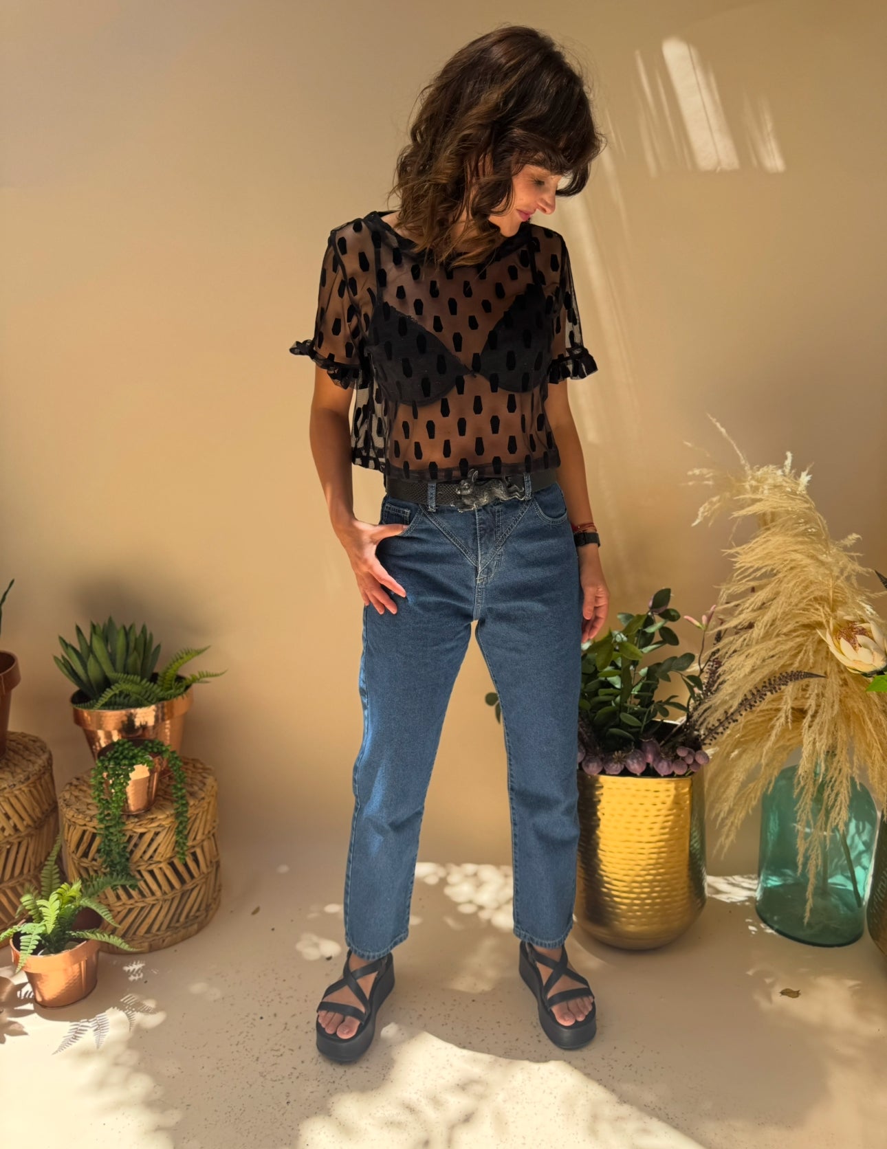 Polera Beatriz - Puntos