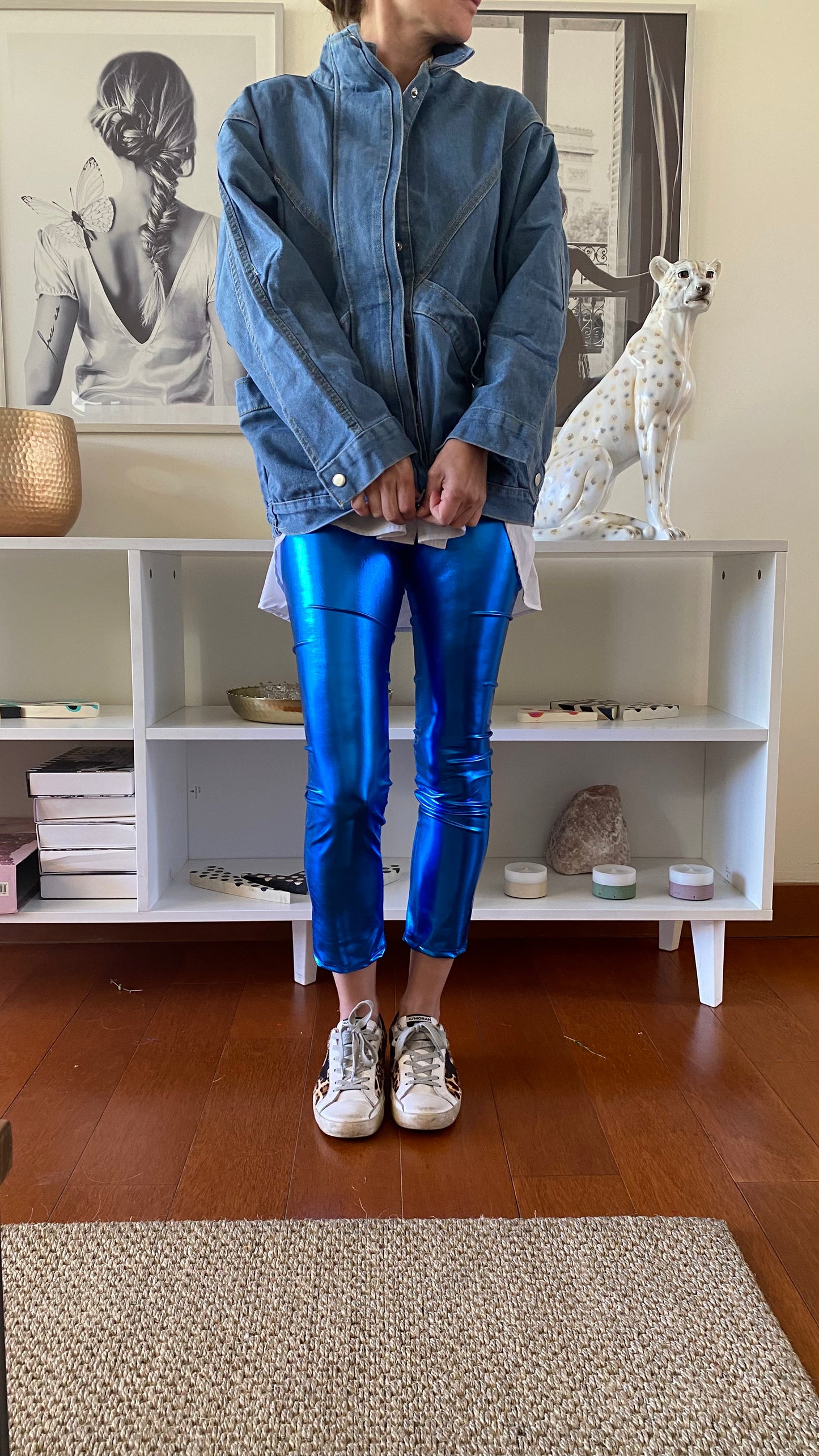 Patas Ema - Azul Metálico
