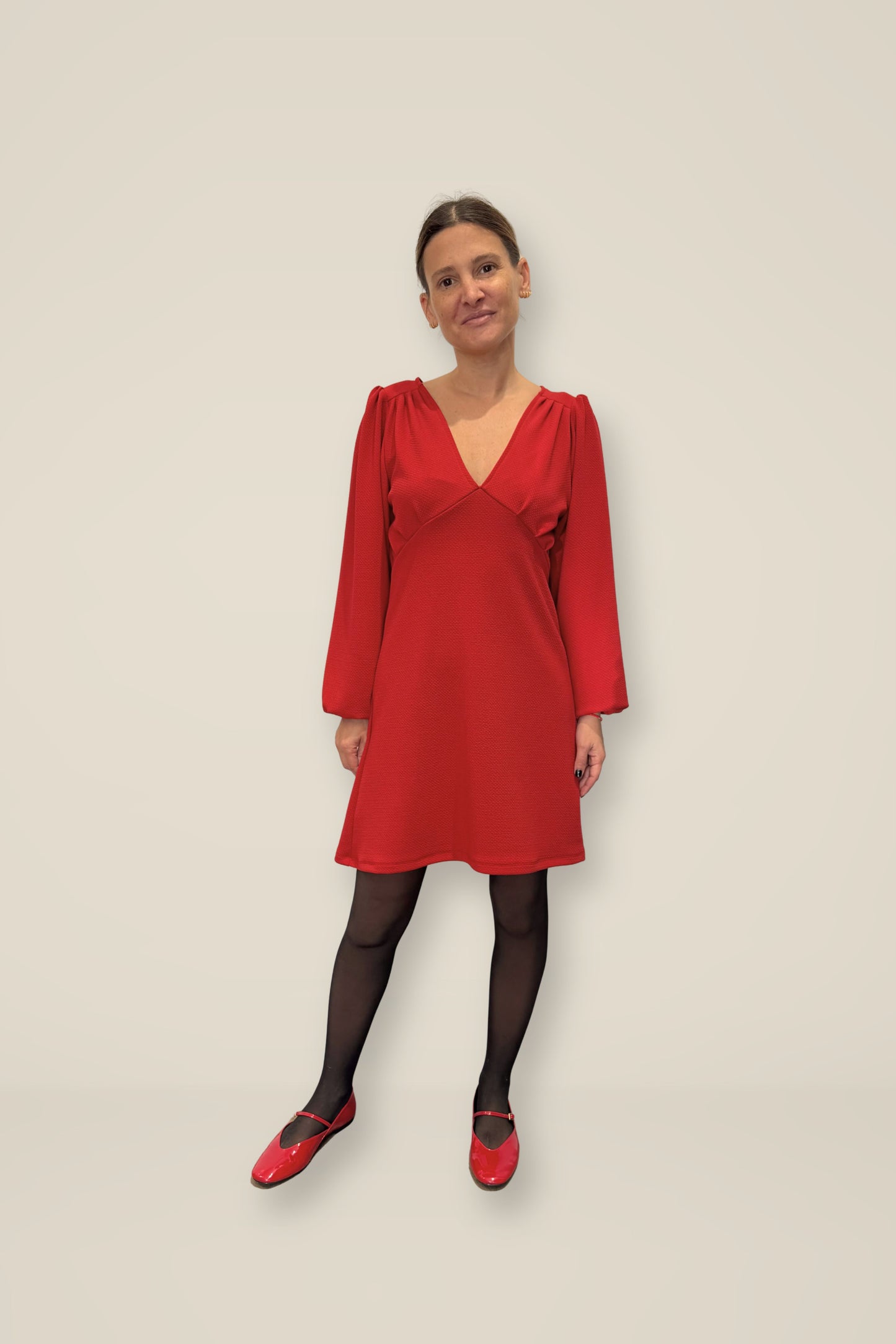 Vestido Amparo rojo
