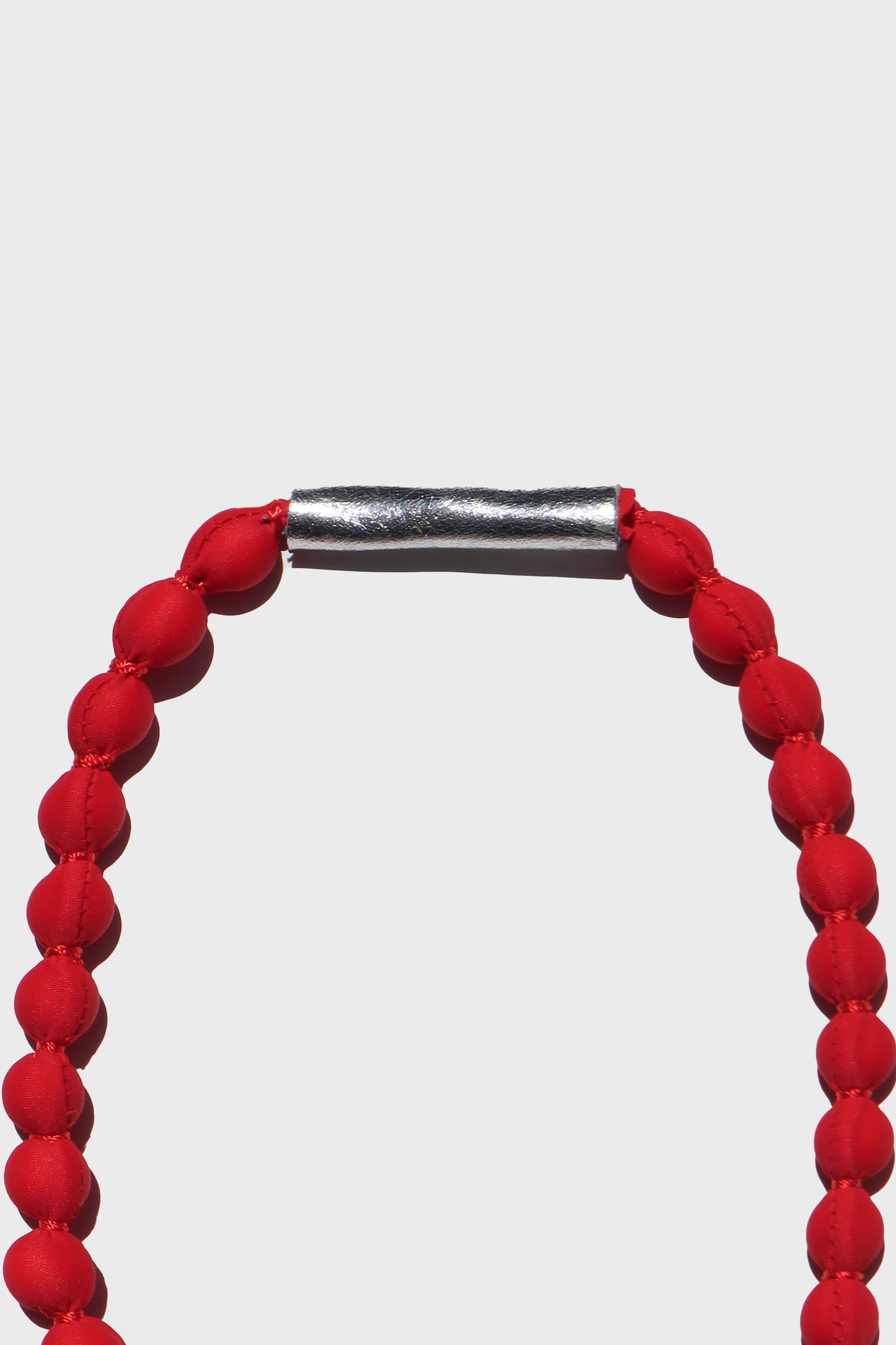 Collar - Rojo y Silver