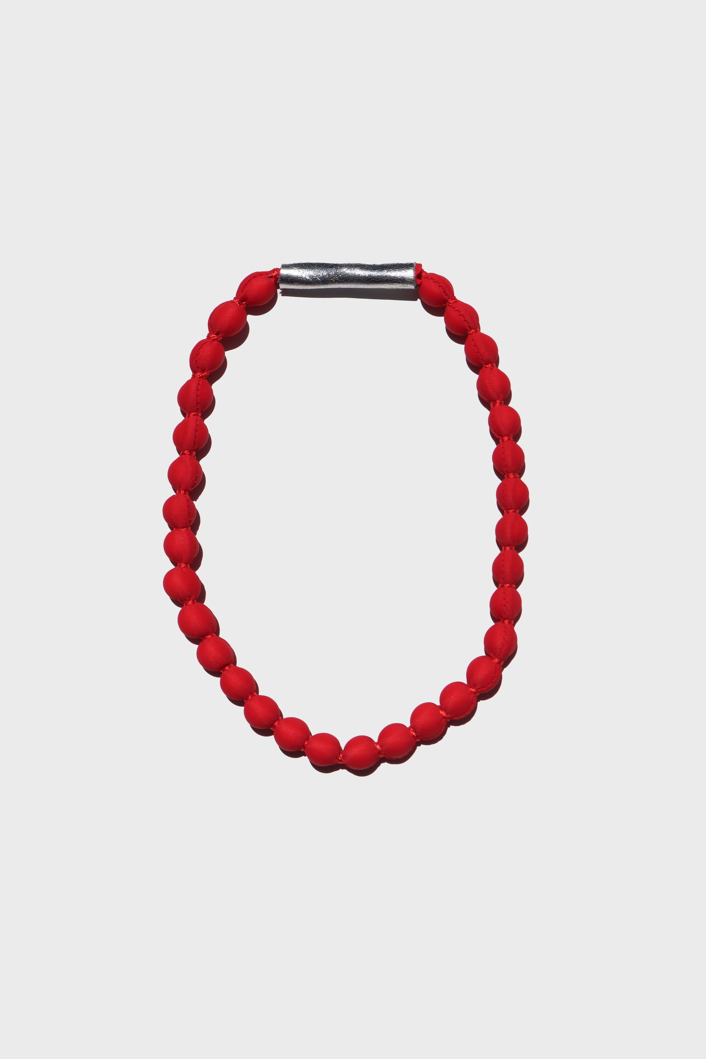 Collar - Rojo y Silver