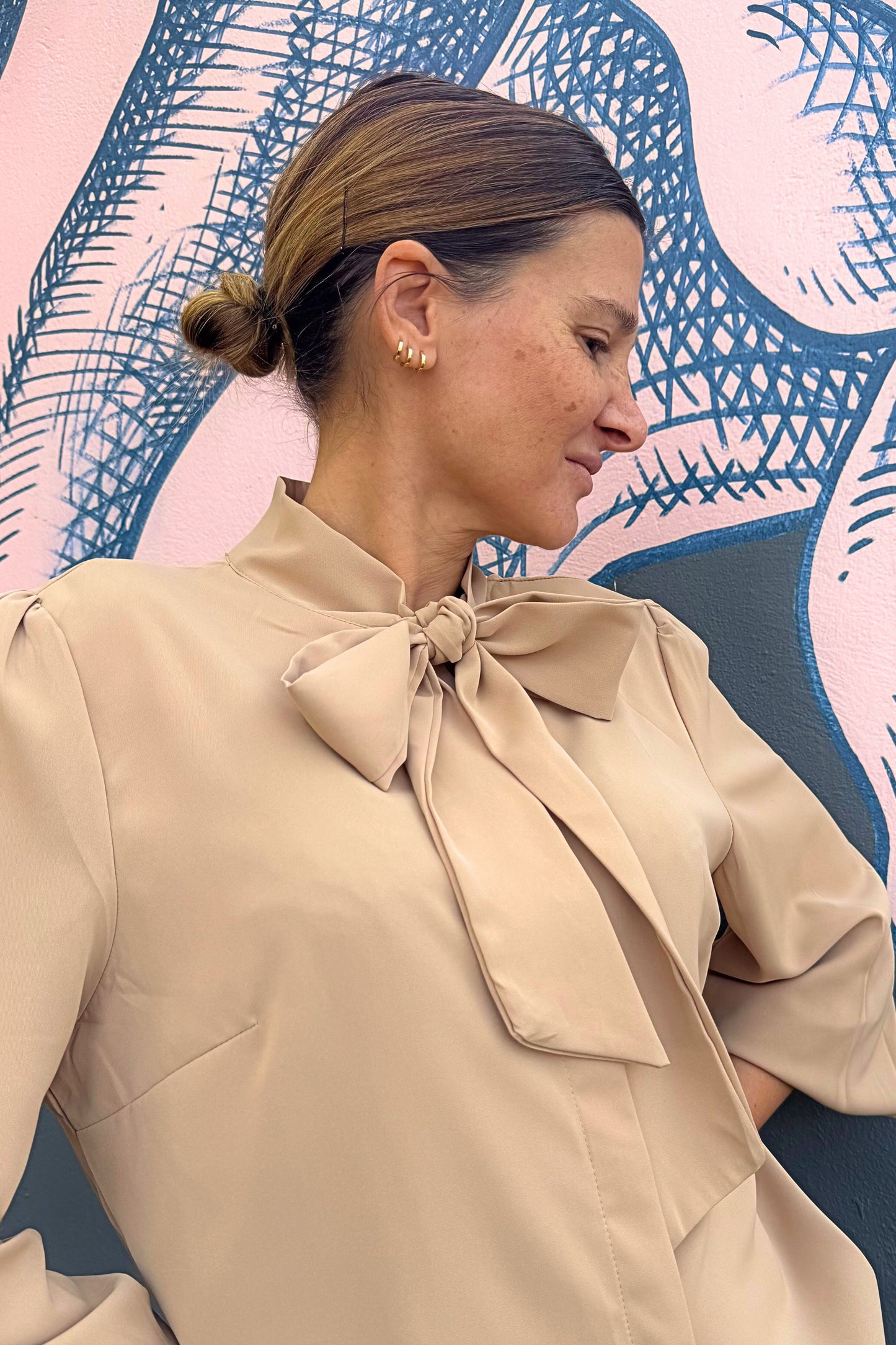 Blusa Flori Beige