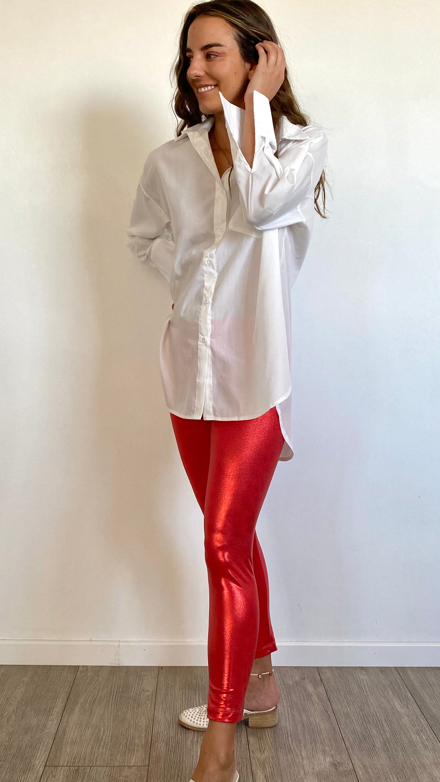 Patas Ema - Rojo Metálico