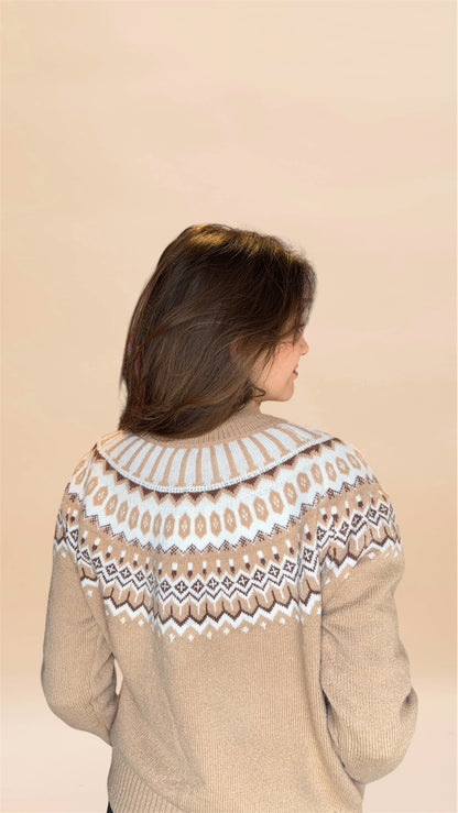Chaleco Elena Beige