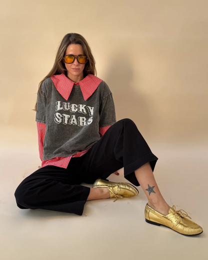 Polera Lucky Stars - Marengo