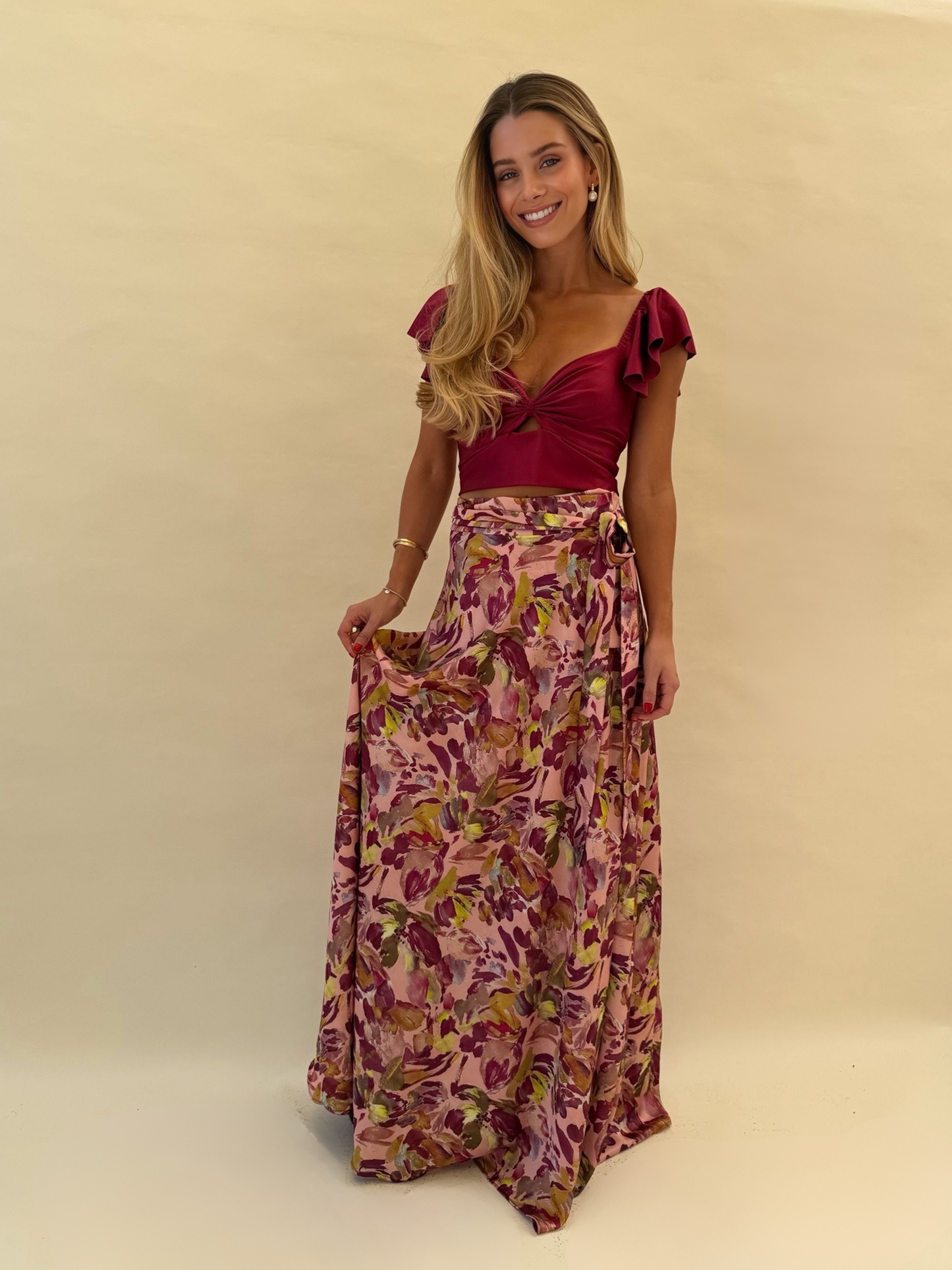 Falda Lucía - Rosado