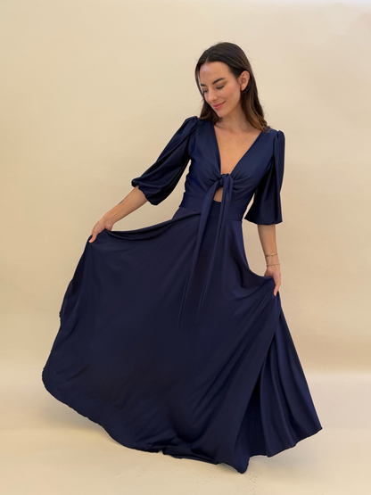 Vestido Raquel - Azul Marino