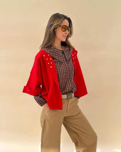 Chaleco Filippa - Rojo