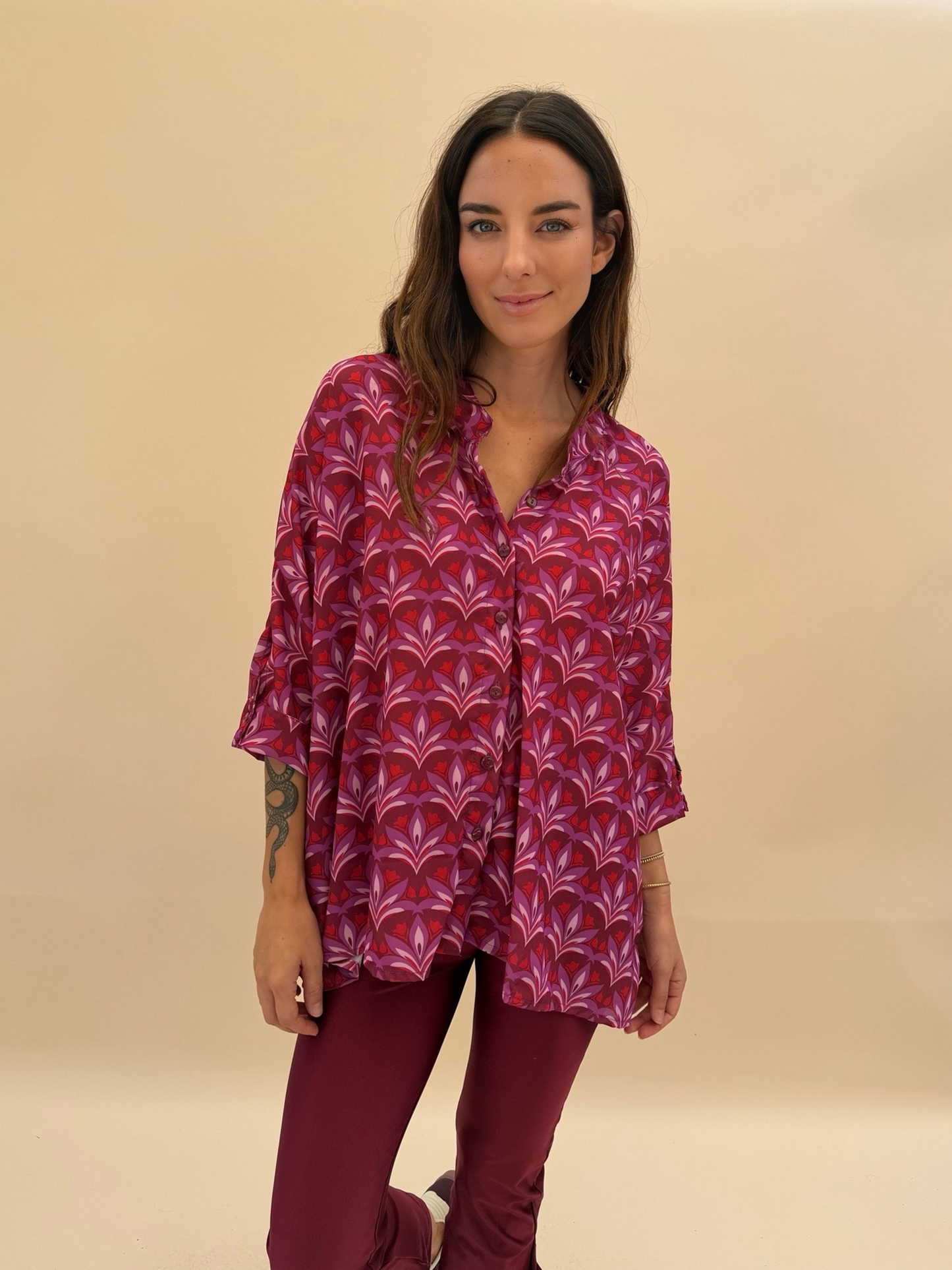 Blusa Paz - Morada
