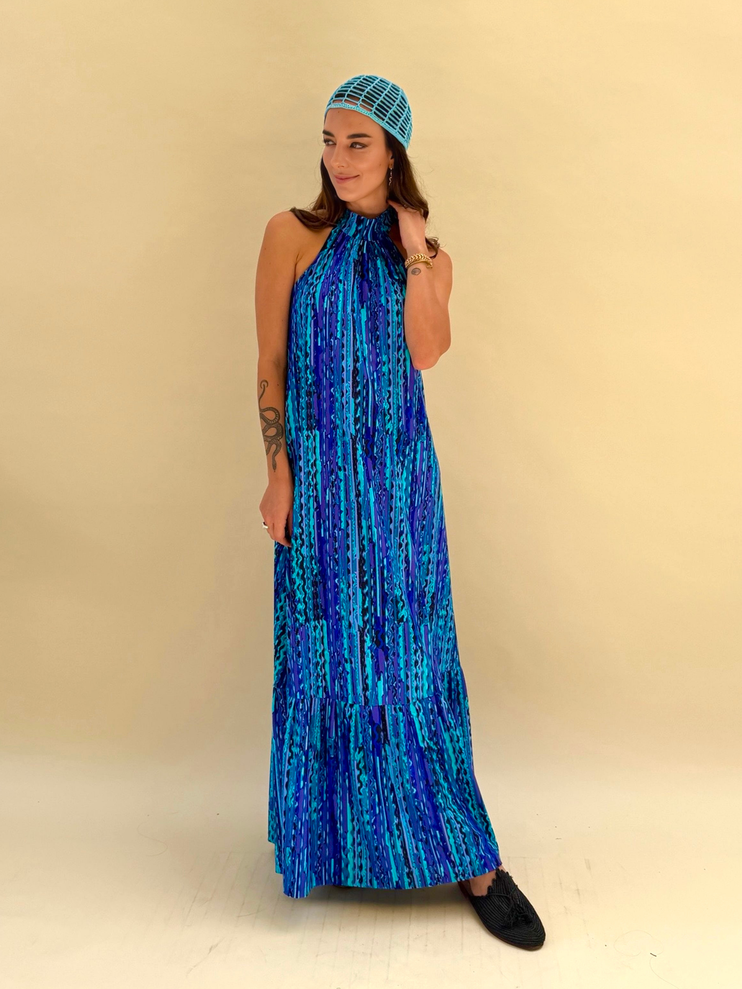 Vestido Fernanda - Calipso y Morado