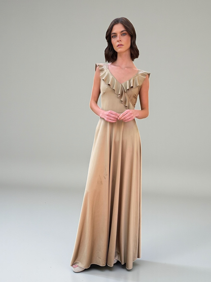 Vestido Valeria - Gold