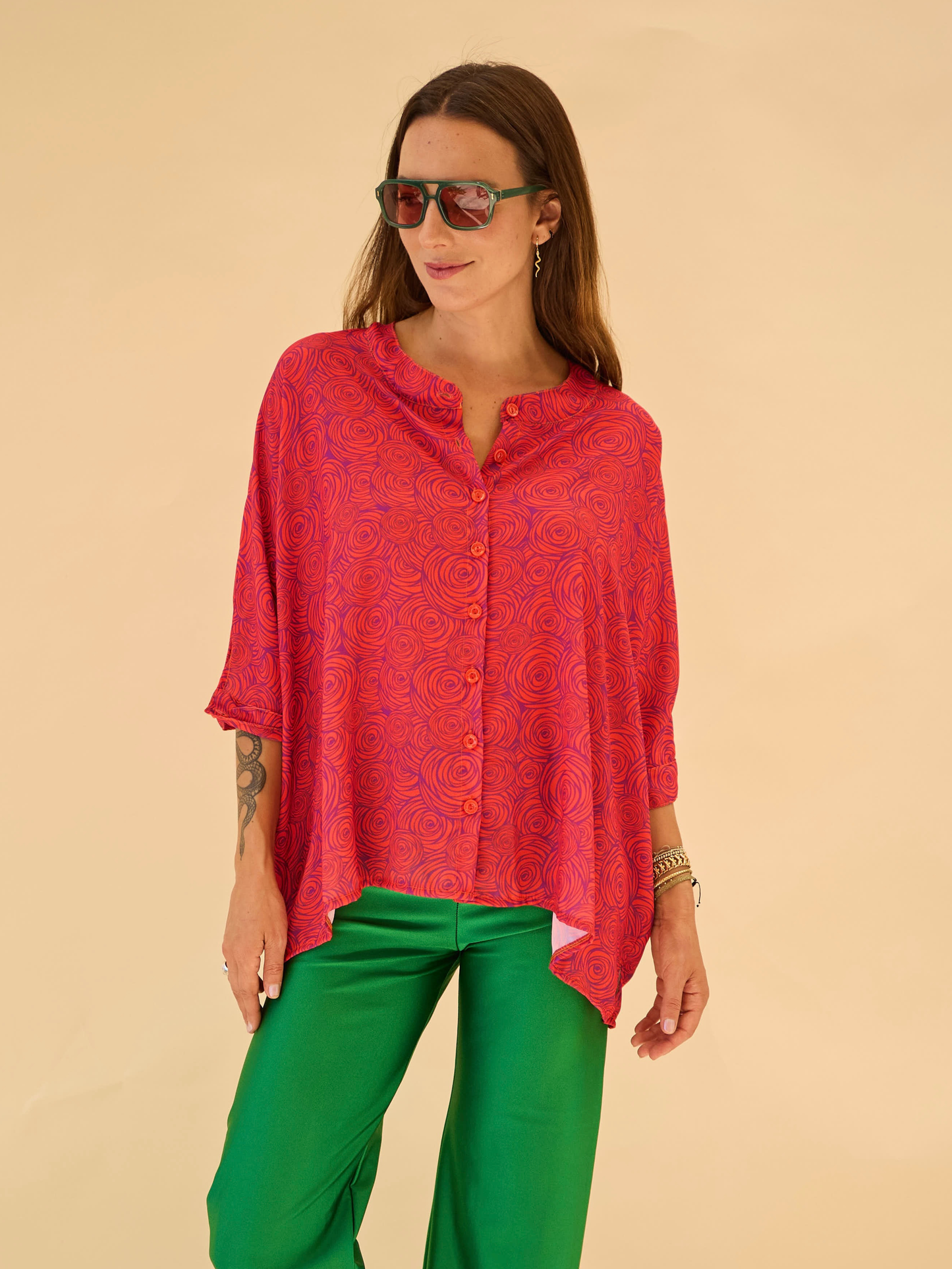 Blusa Paz - Rose