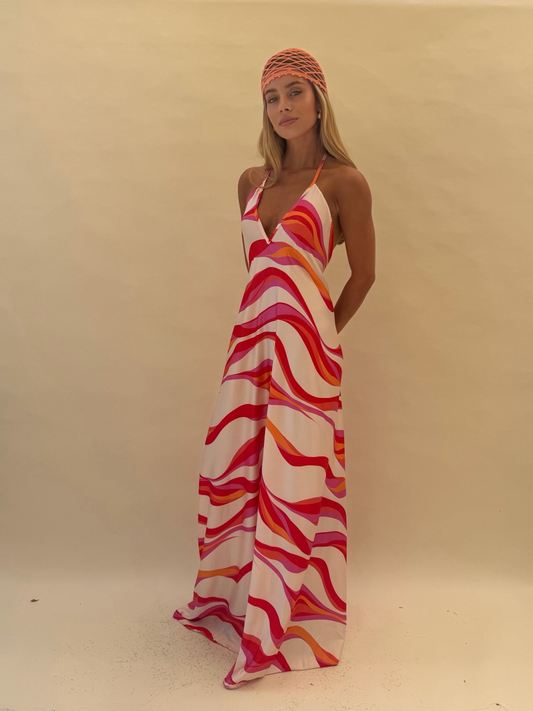 Vestido Jacinta - Retro Colorida