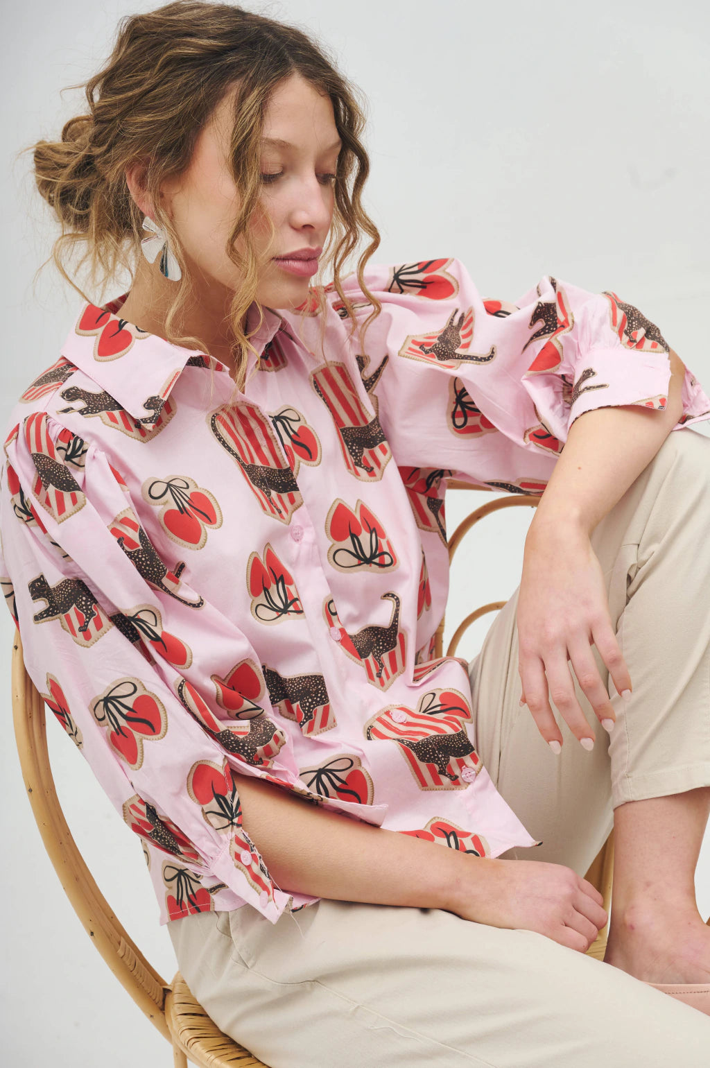 Blusa Cherry - Rosa